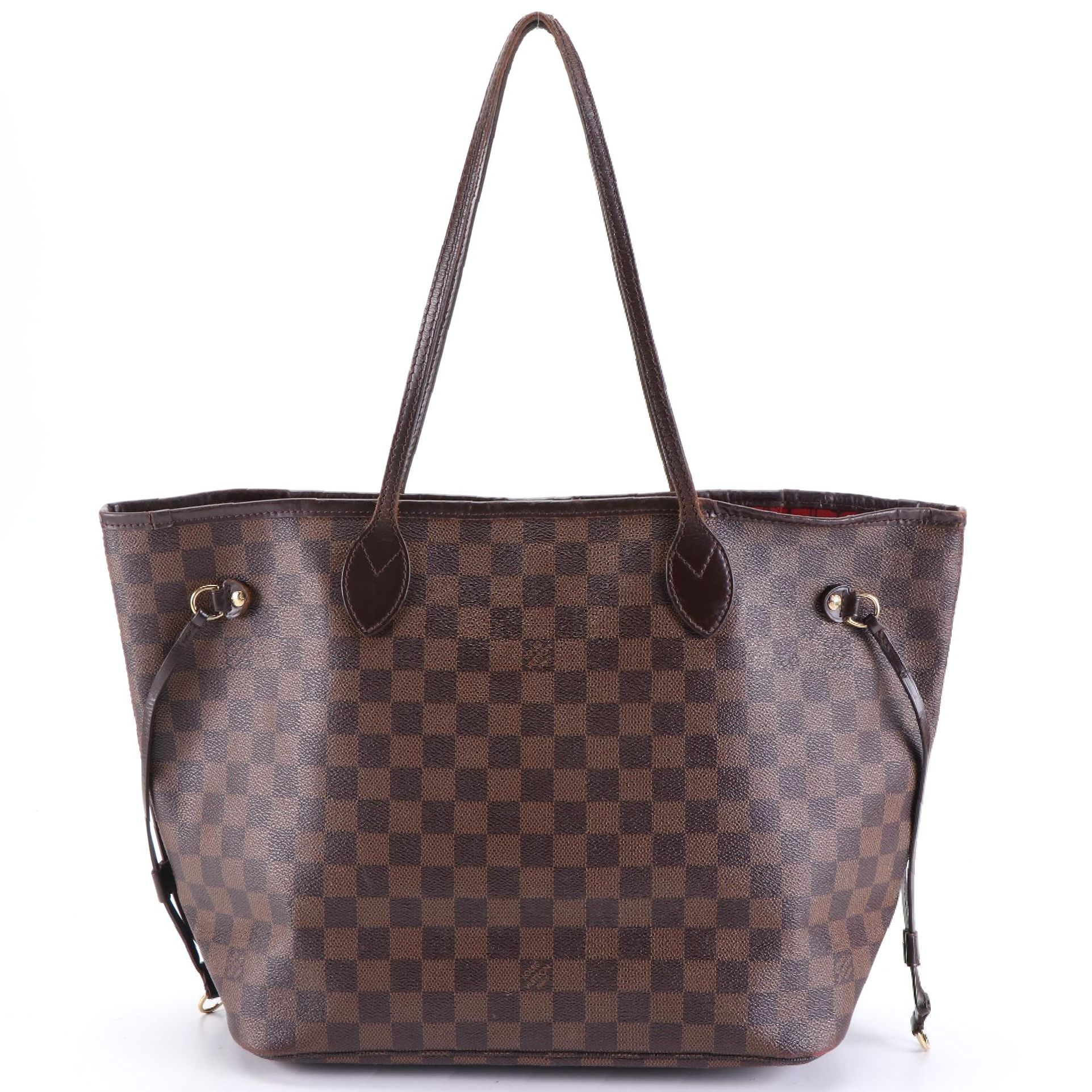 Louis Vuitton Neverfull MM Bag in Damier Ebene Canvas