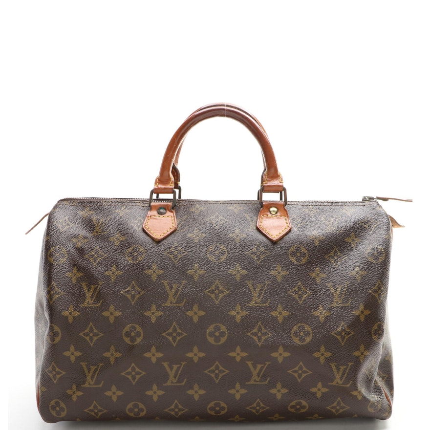 Louis Vuitton Speedy 30 in Monogram Canvas and Vachetta Leather