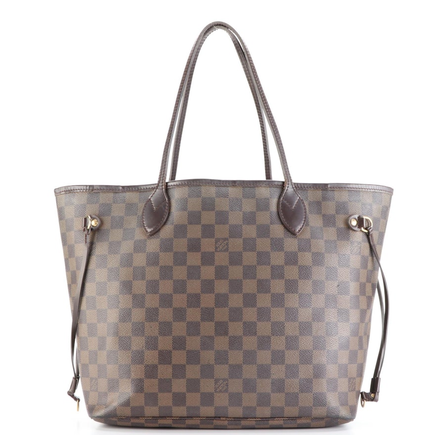 Louis Vuitton Neverfull MM in Damier Ebene Canvas