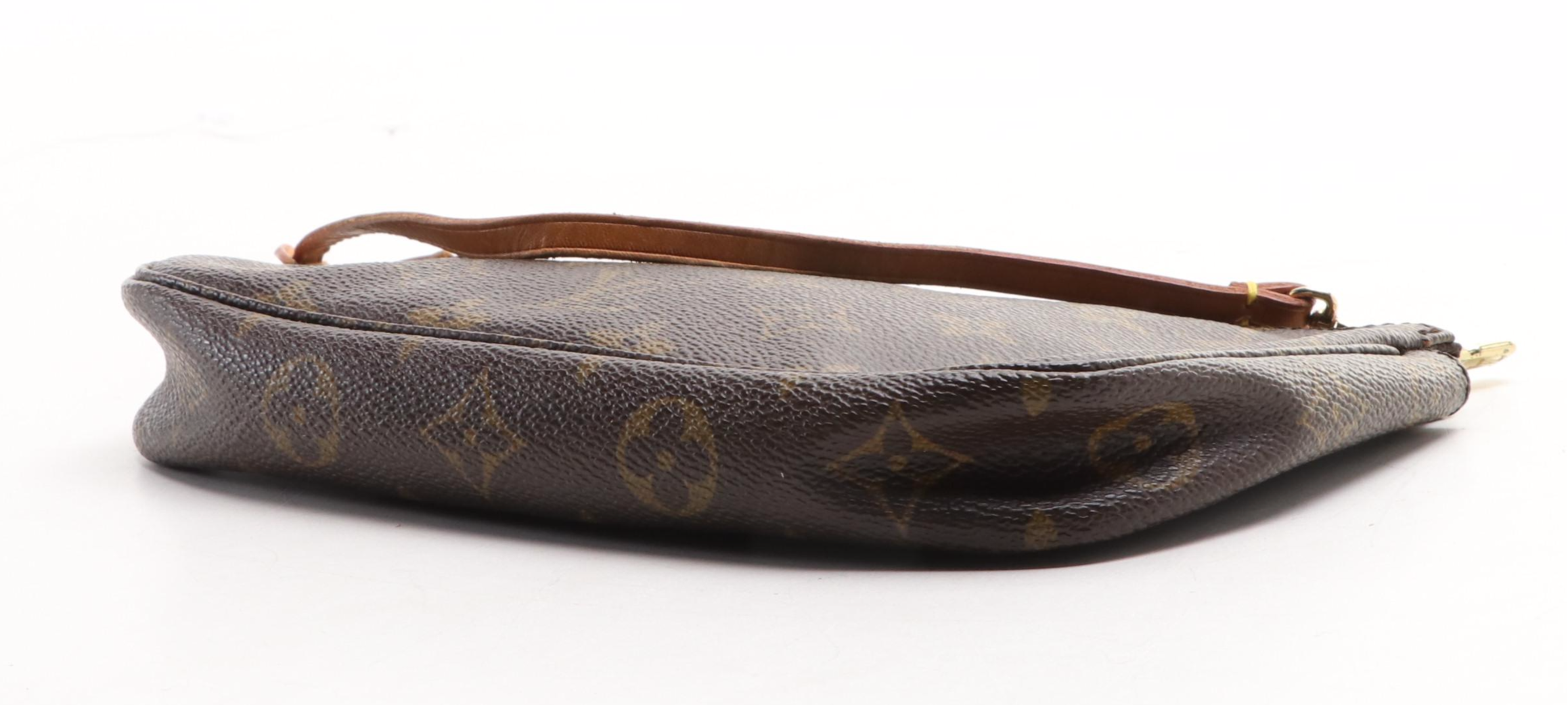 Louis Vuitton Pochette Accessories in Monogram Canvas and Vachetta Leather