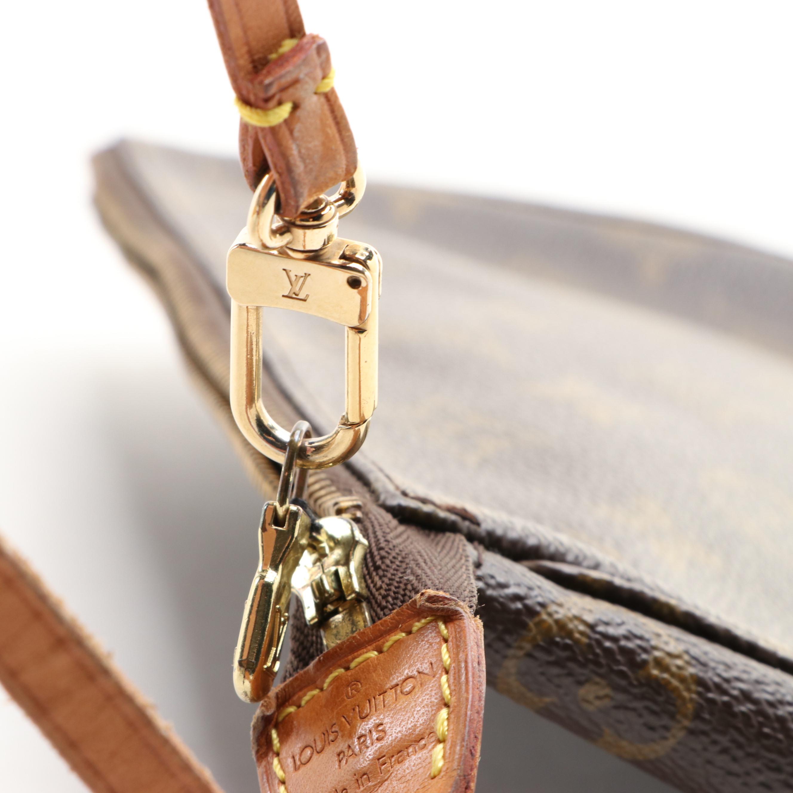 Louis Vuitton Pochette Accessories in Monogram Canvas and Vachetta Leather