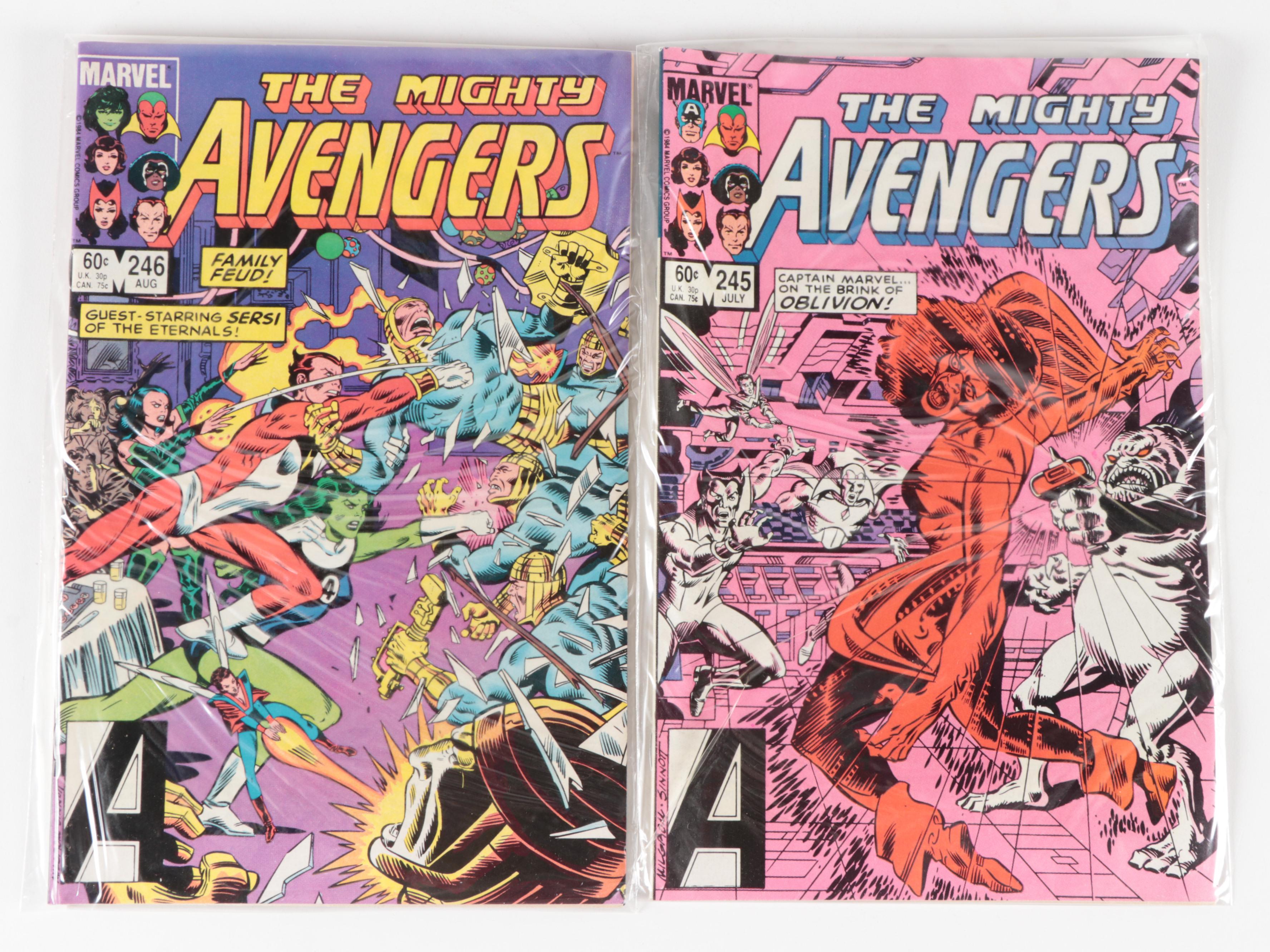 Marvel "The Avengers" Bronze Age Comic Books