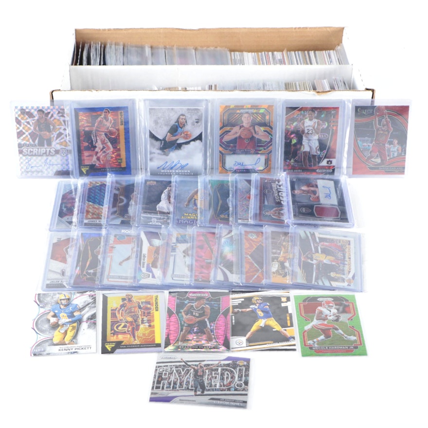 Panini, More Basketball, Baseball, Football Cards Signed, Rookies, 1980s–2020s