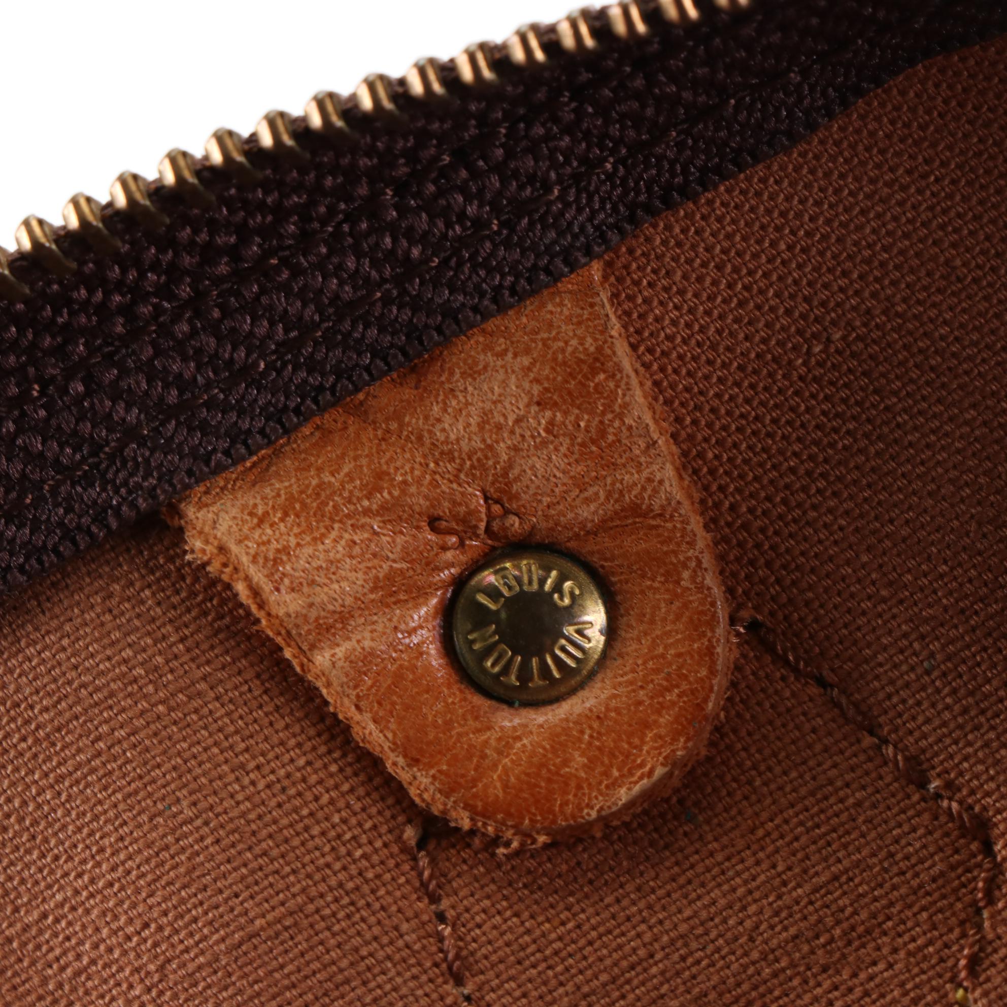 Louis Vuitton Speedy 35 in Monogram Canvas and Vachetta Leather