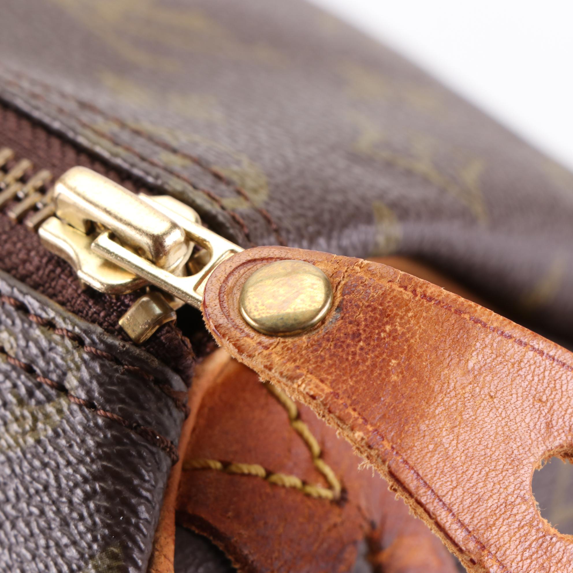 Louis Vuitton Speedy 35 in Monogram Canvas and Vachetta Leather