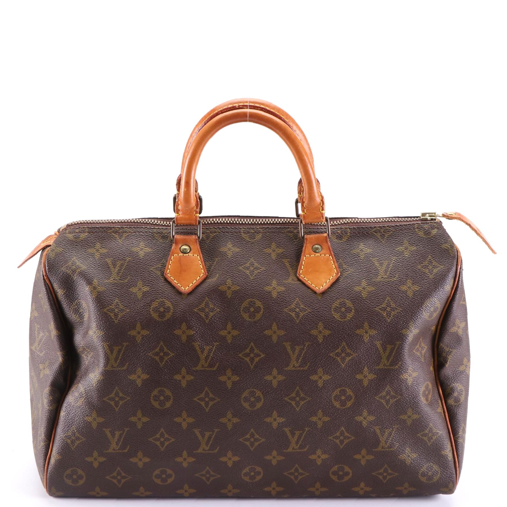 Louis Vuitton Speedy 35 in Monogram Canvas and Vachetta Leather