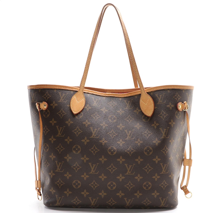 Louis Vuitton Neverfull MM in Monogram Canvas and Vachetta Leather