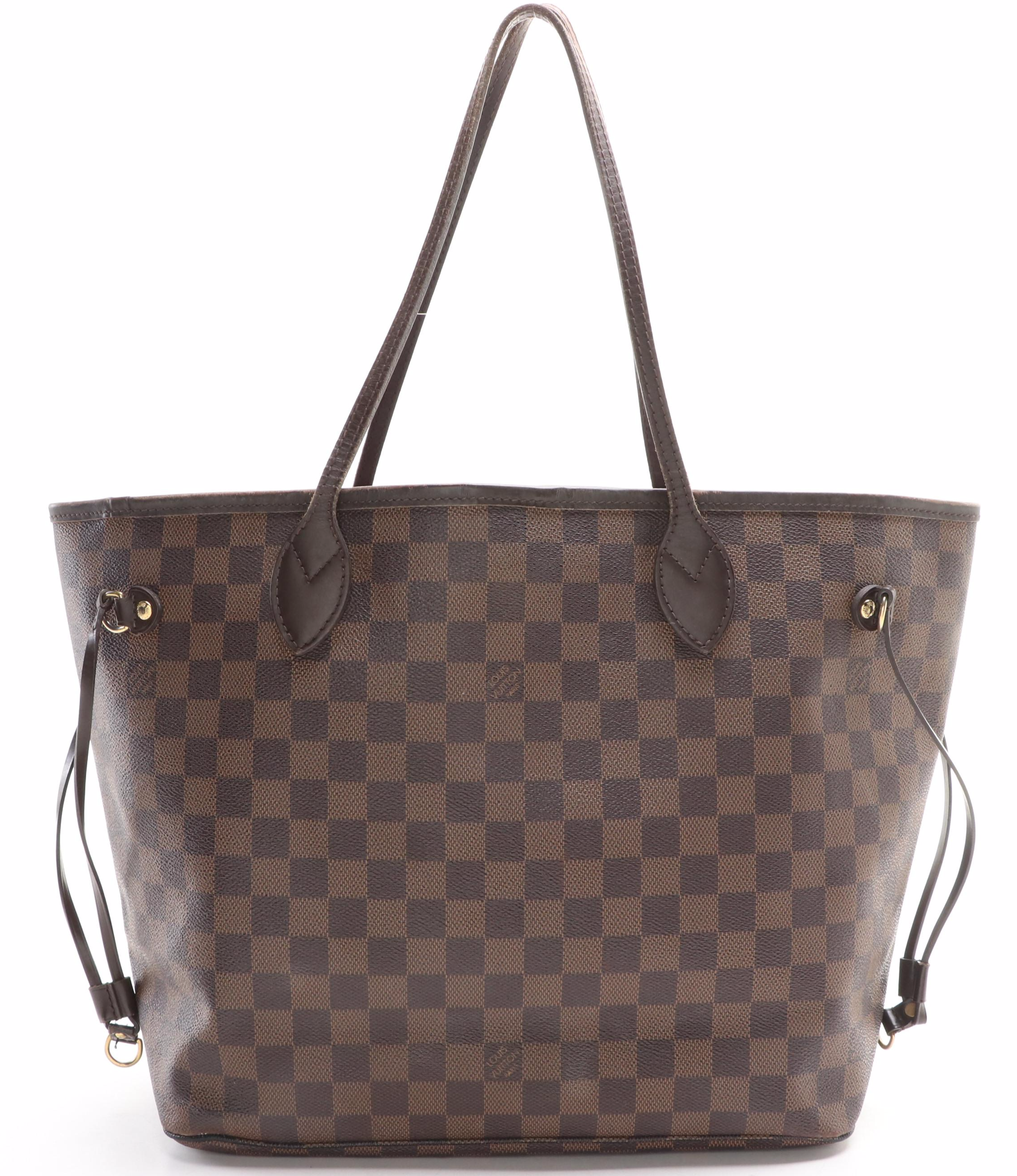 Louis Vuitton Neverfull MM in Damier Ebene Canvas