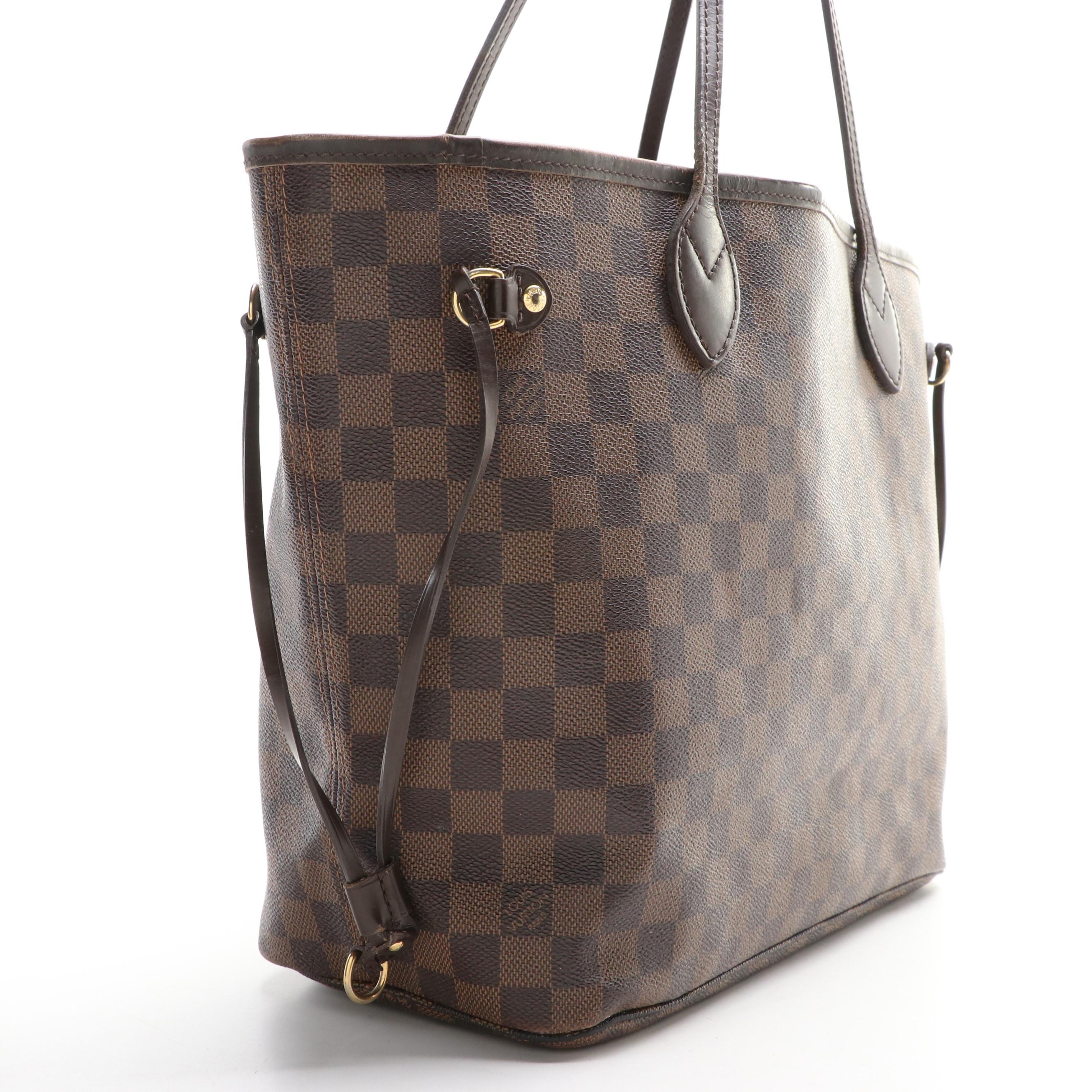 Louis Vuitton Neverfull MM in Damier Ebene Canvas