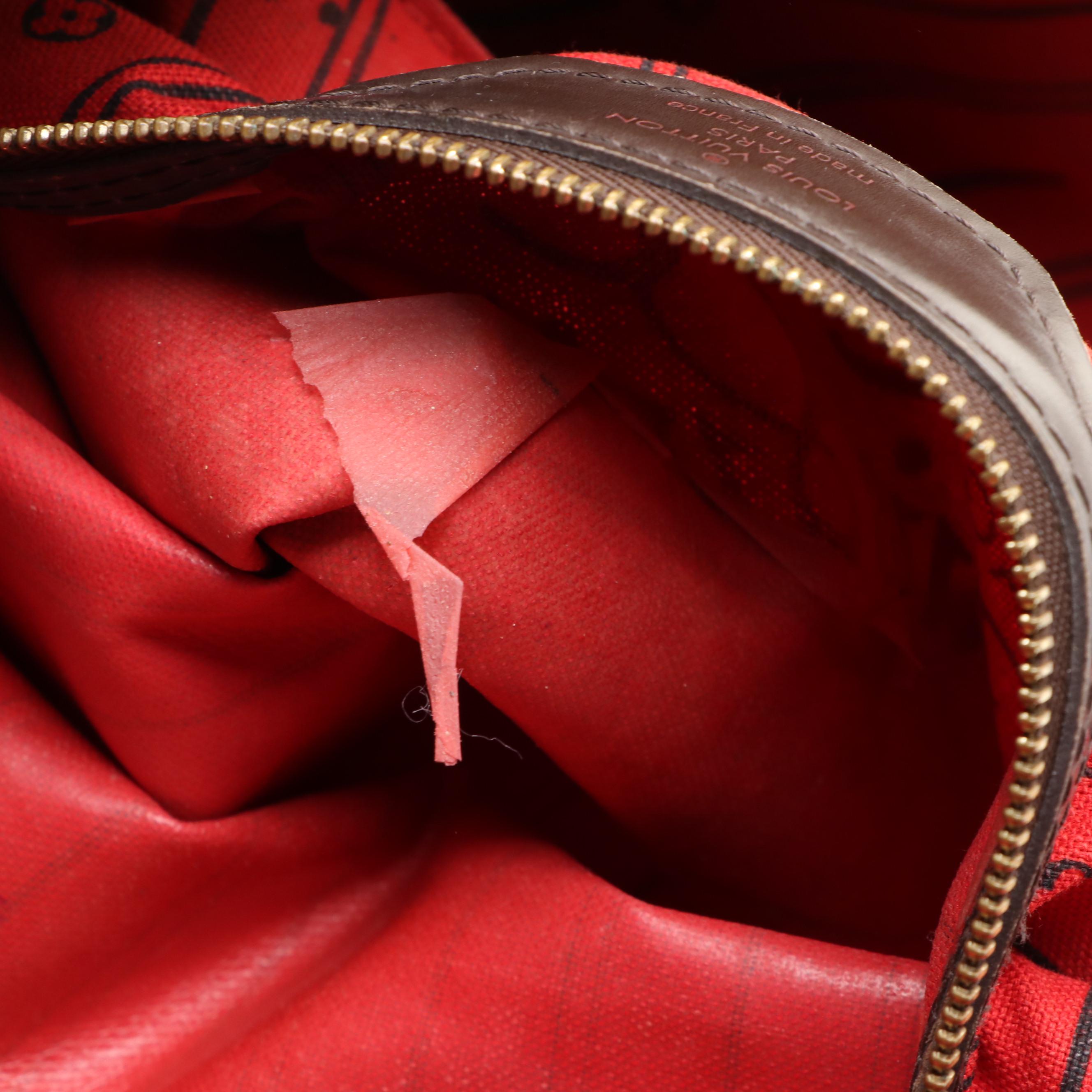 Louis Vuitton Neverfull MM in Damier Ebene Canvas