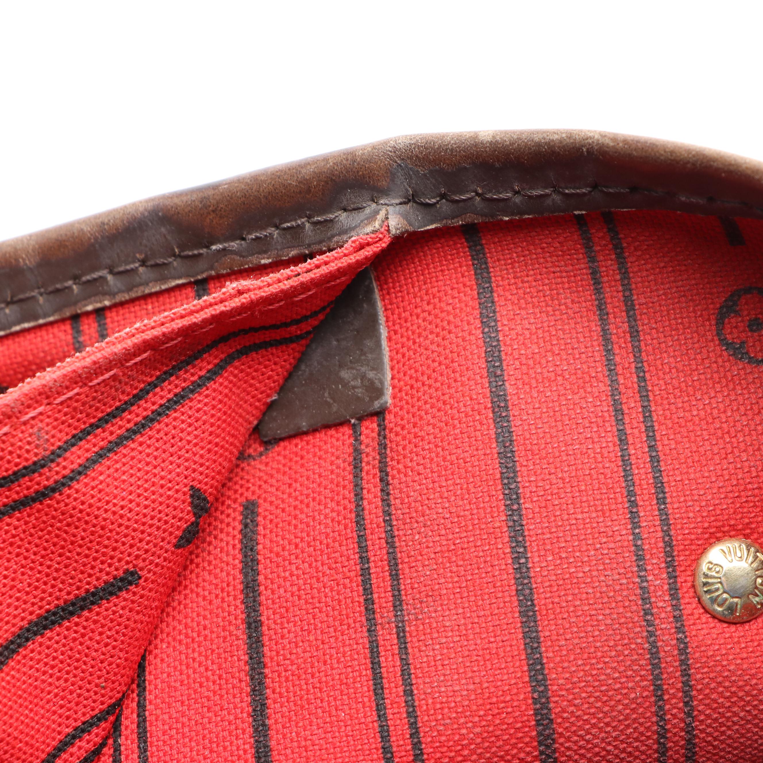 Louis Vuitton Neverfull MM in Damier Ebene Canvas