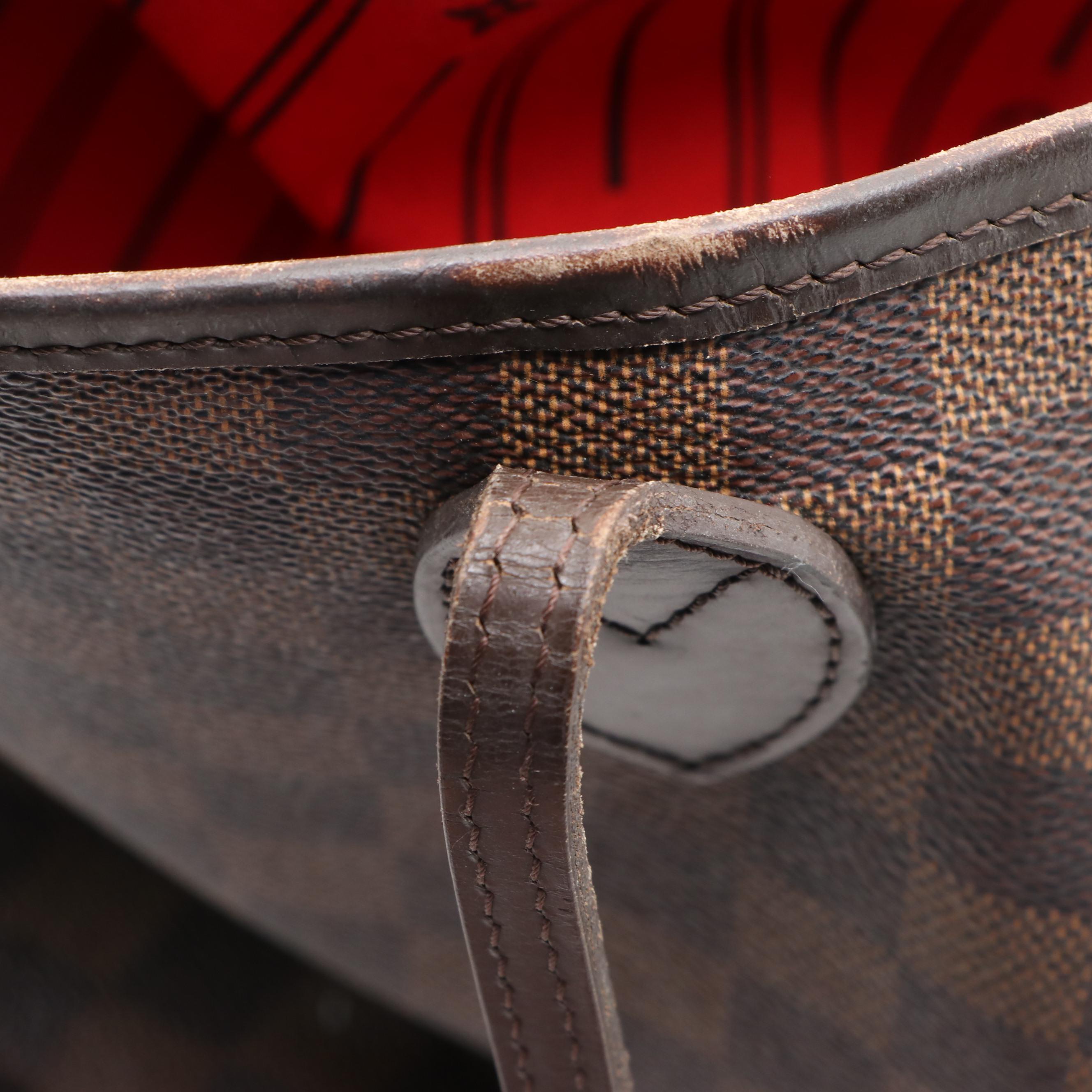 Louis Vuitton Neverfull MM in Damier Ebene Canvas