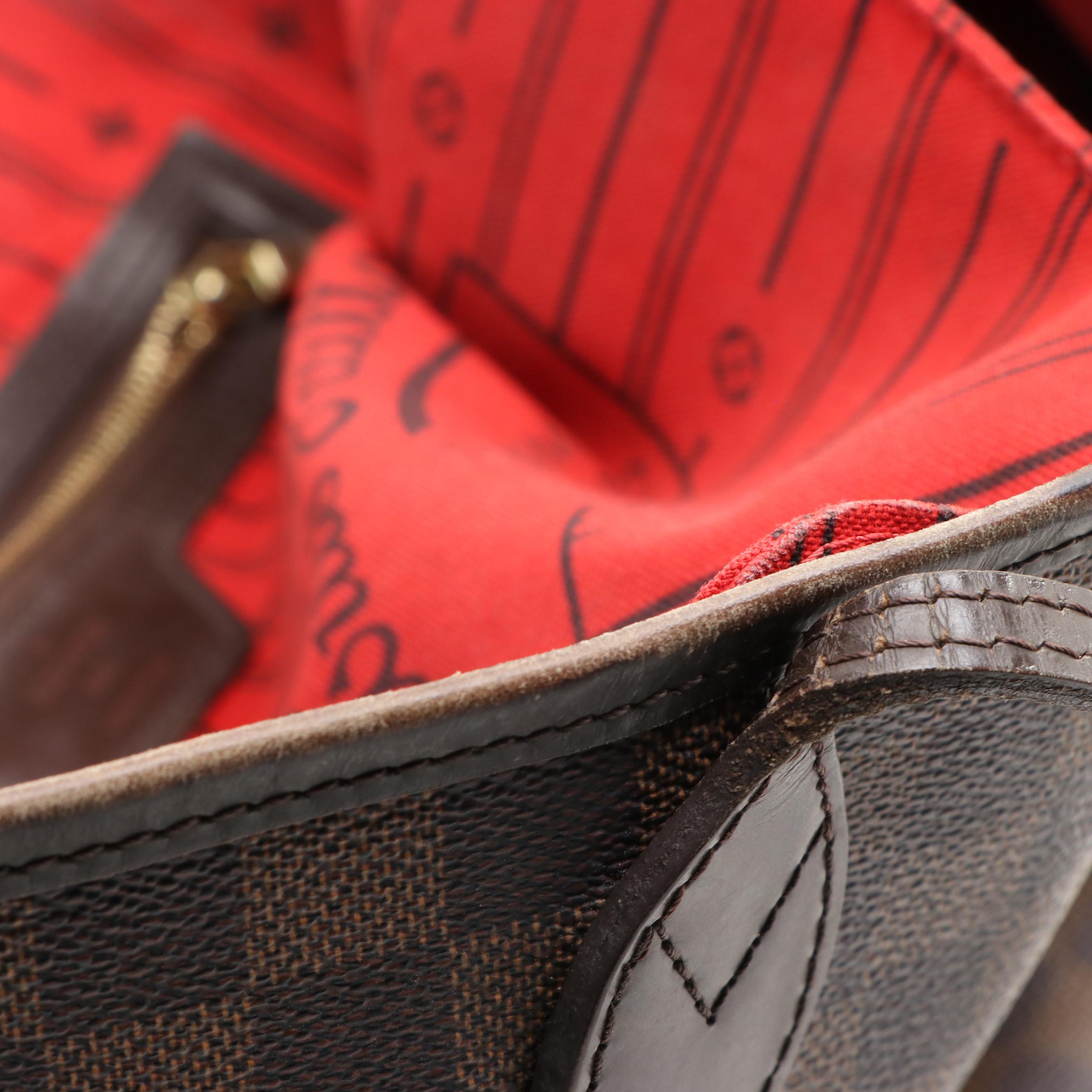 Louis Vuitton Neverfull MM in Damier Ebene Canvas