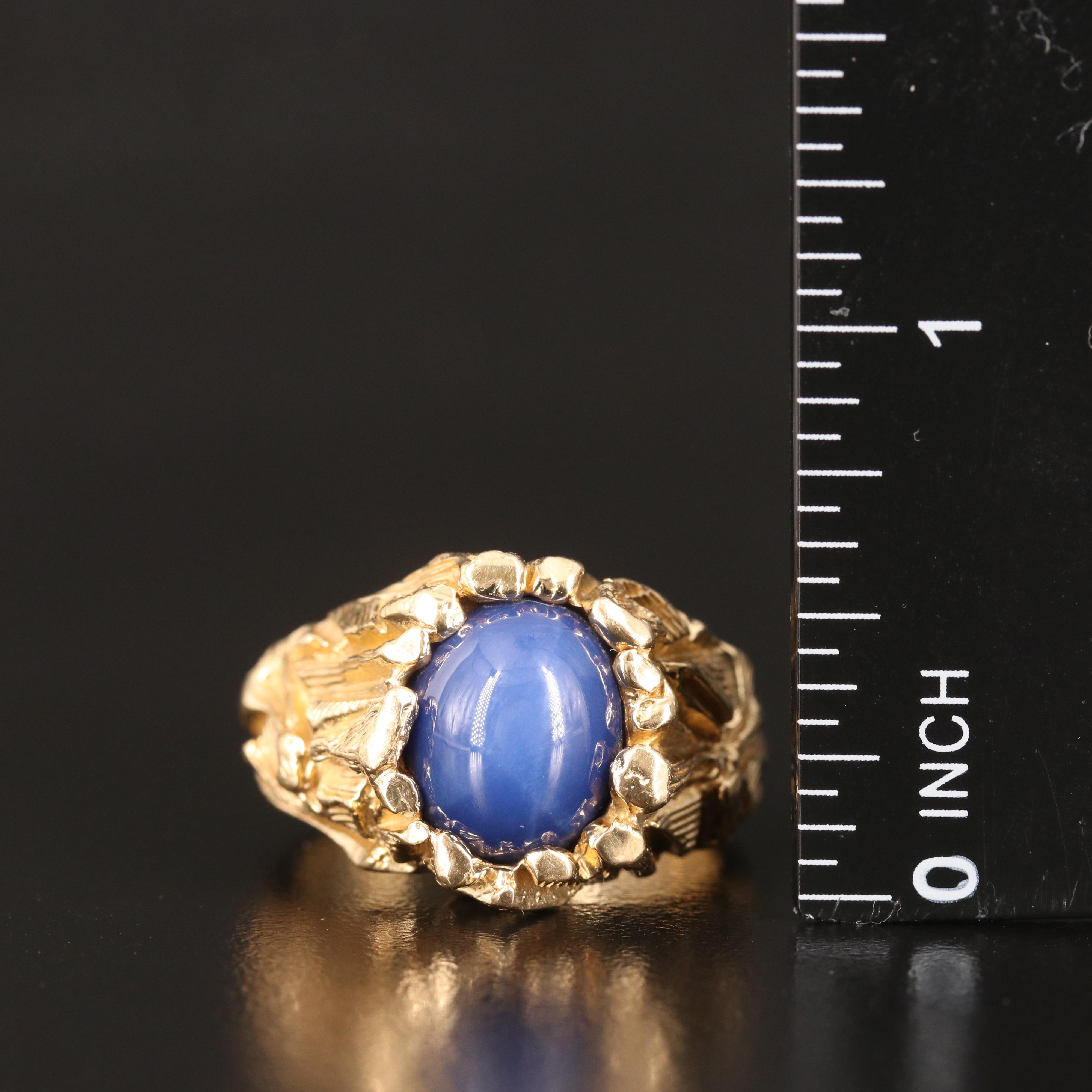 14K Linde Star Sapphire Ring