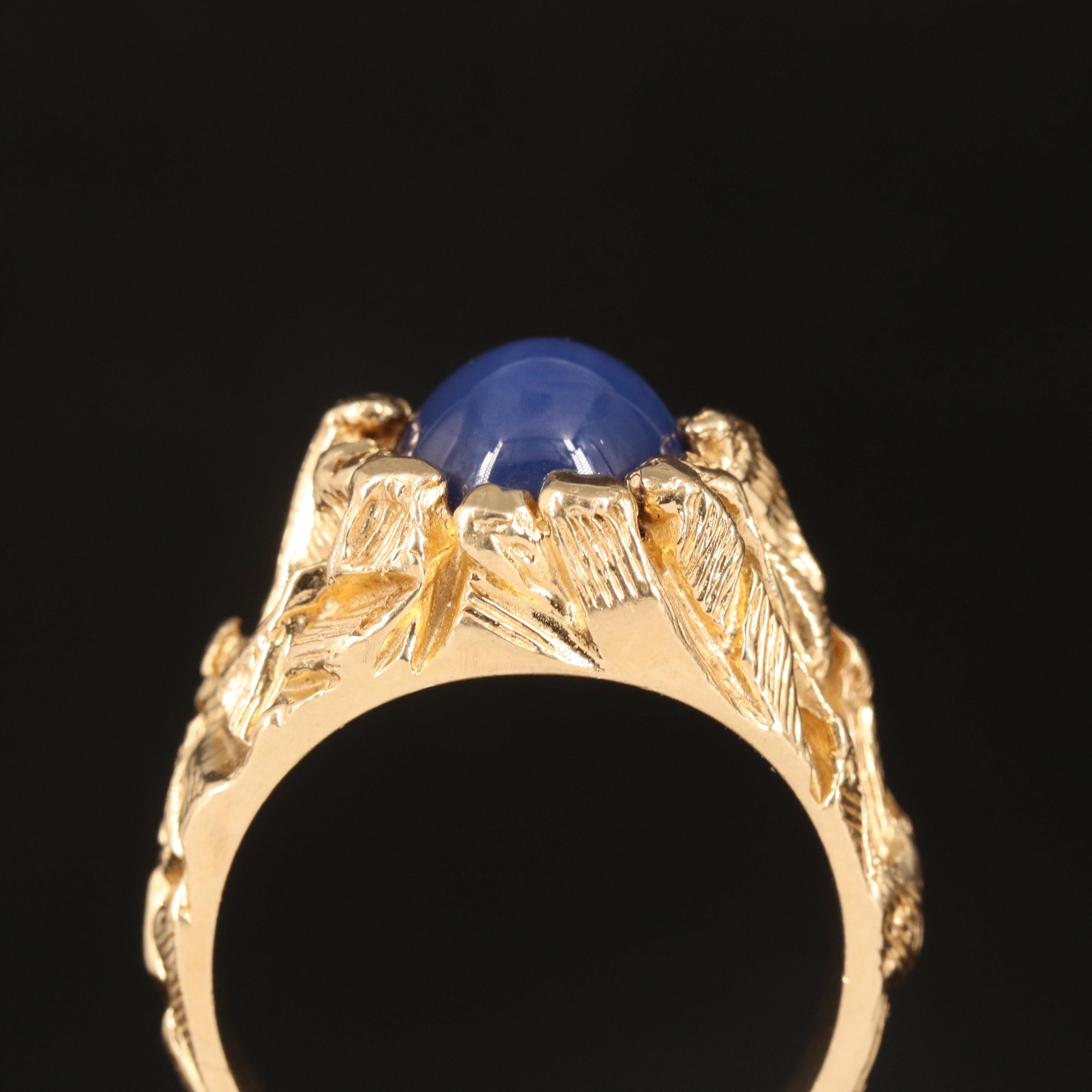 14K Linde Star Sapphire Ring