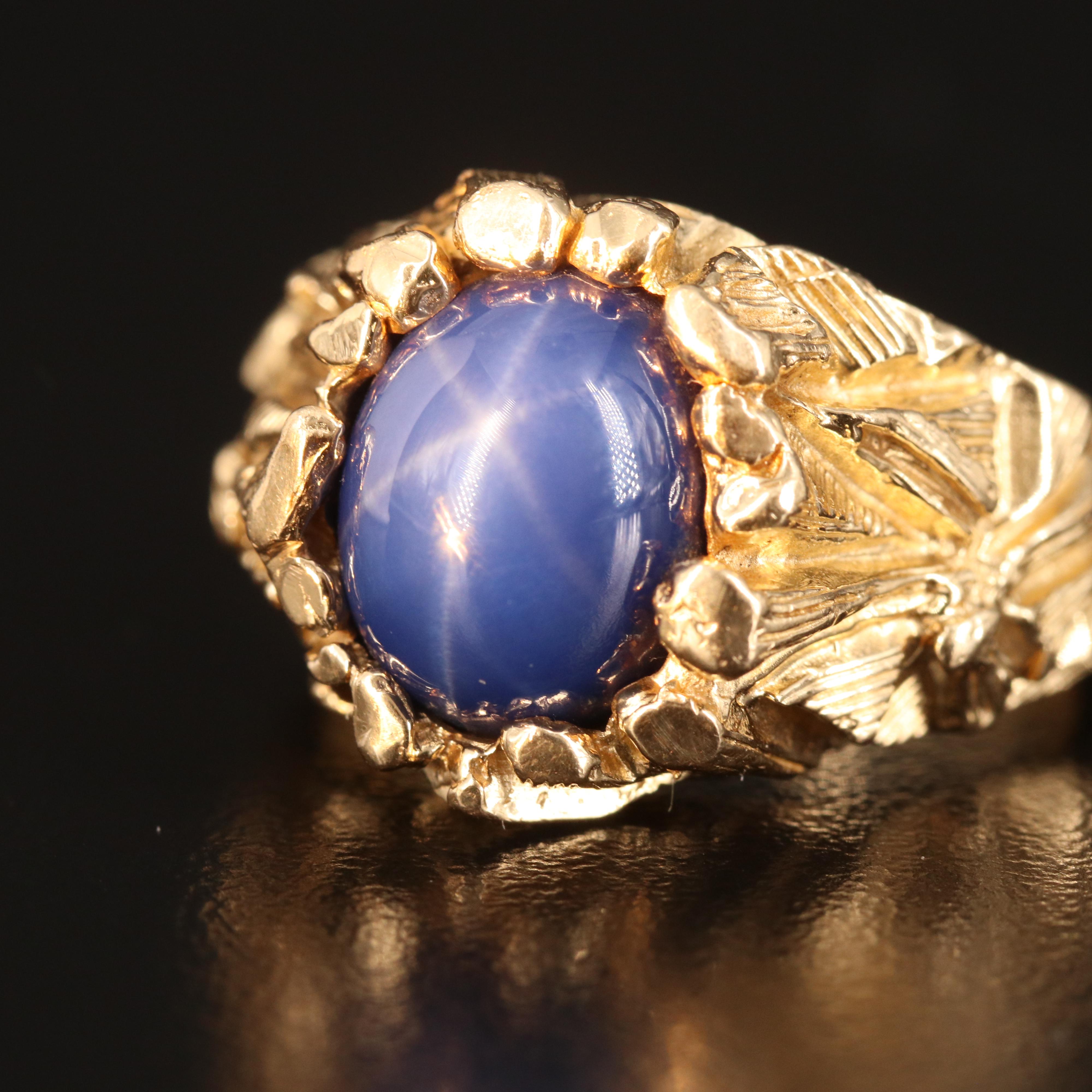 14K Linde Star Sapphire Ring
