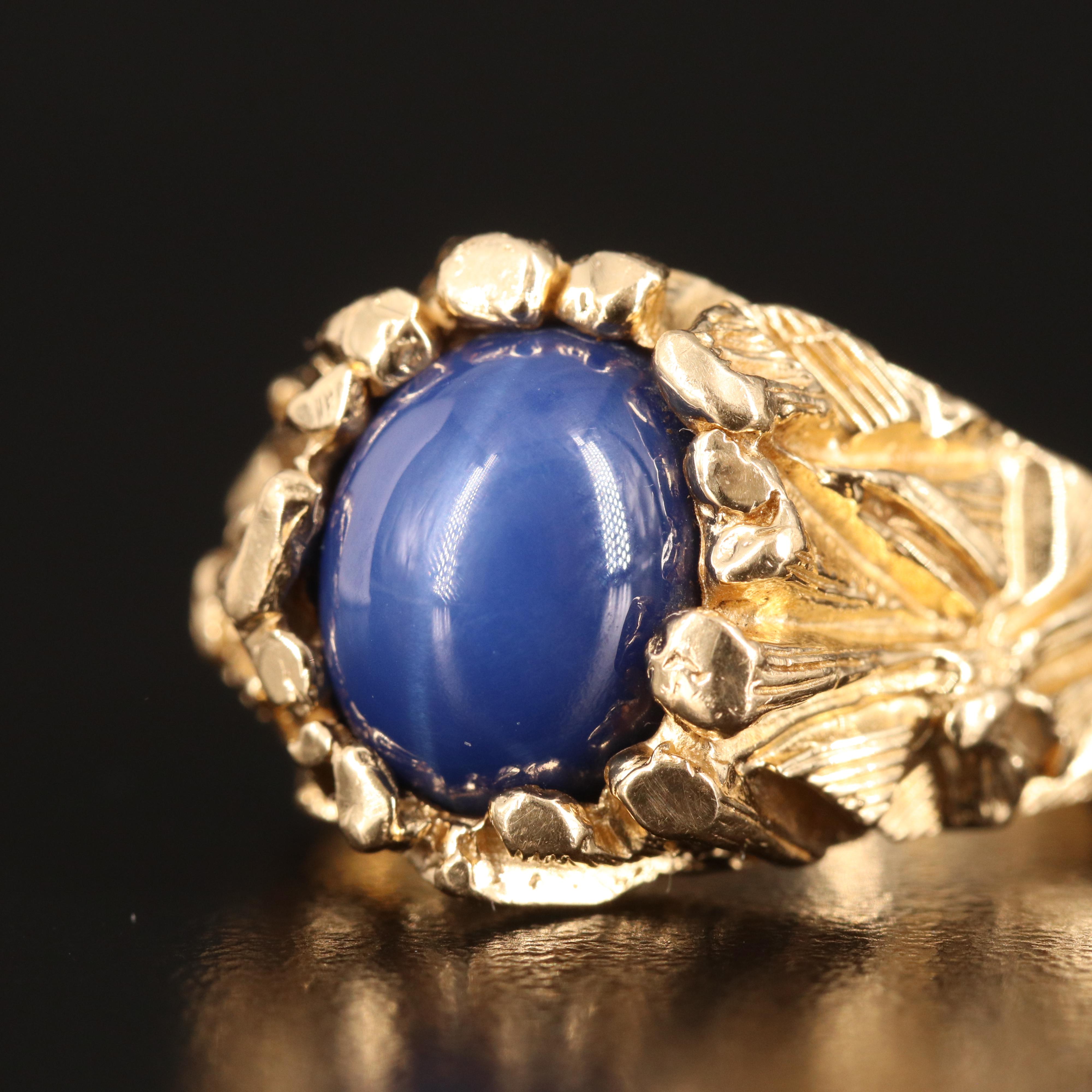 14K Linde Star Sapphire Ring