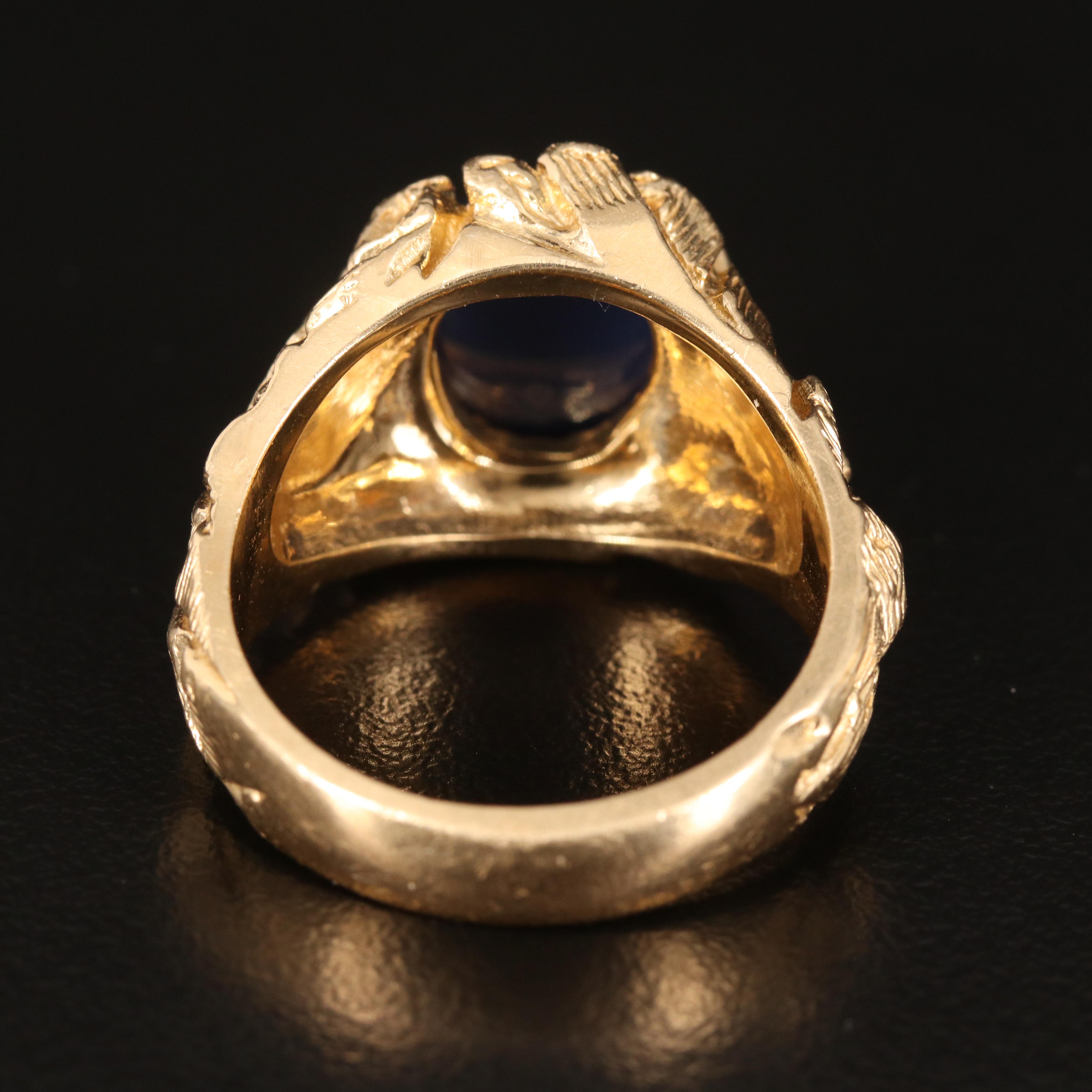 14K Linde Star Sapphire Ring