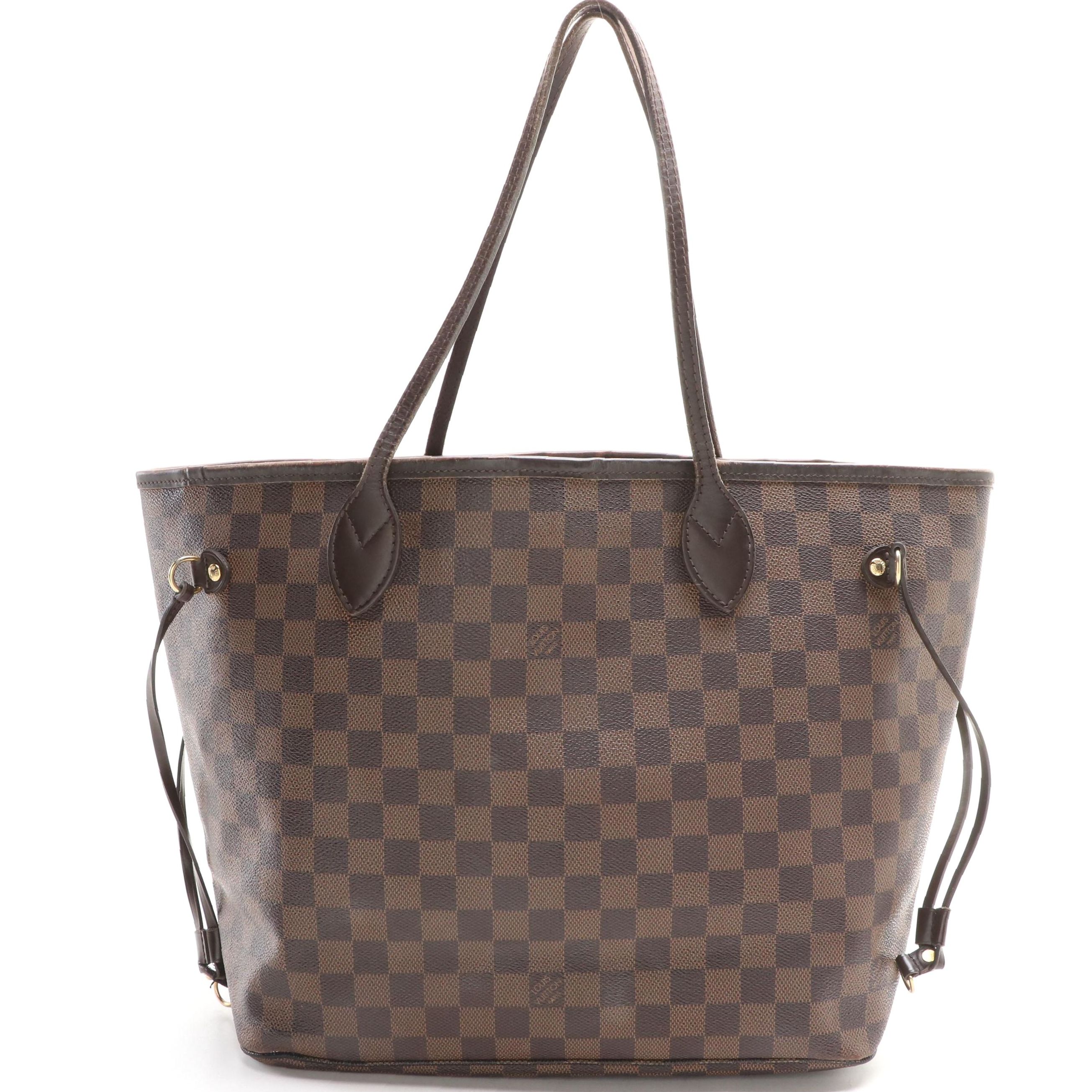 Louis Vuitton Neverfull MM in Damier Ebene Canvas