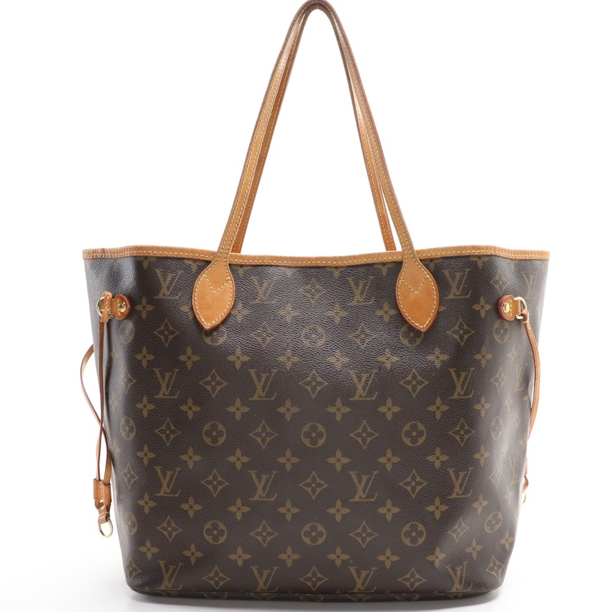 Louis Vuitton Neverfull MM in Monogram Canvas and Vachetta Leather