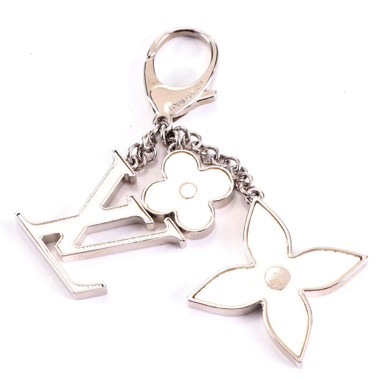 Louis Vuitton Fleur de Monogram Bag Charm Keychain
