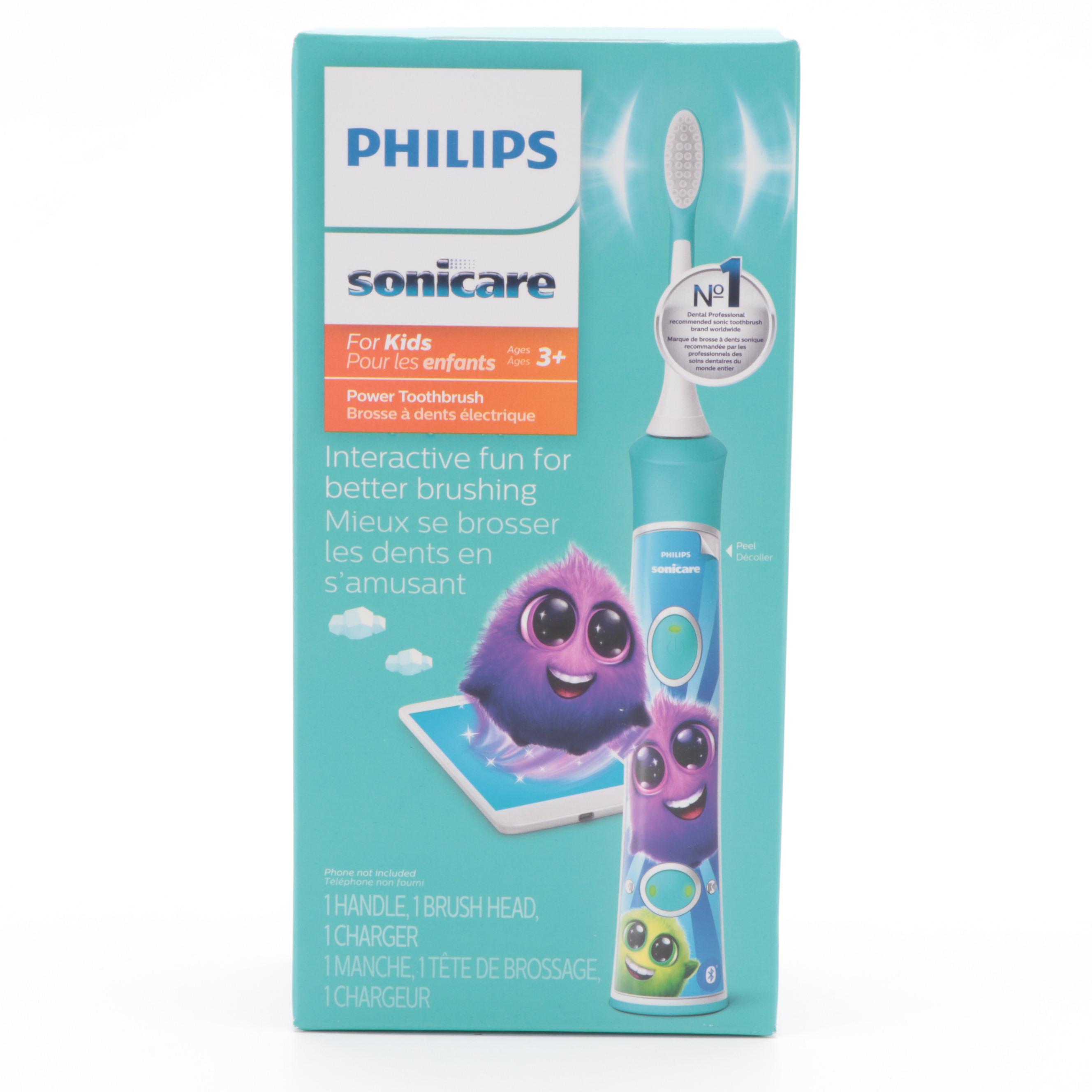 Philips Sonicare for Kids Electric Toothbrushes with Handle Stickers