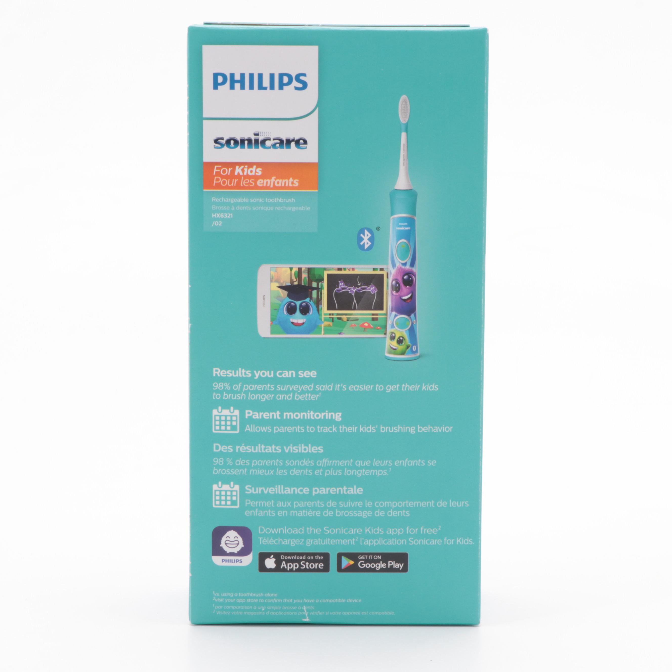 Philips Sonicare for Kids Electric Toothbrushes with Handle Stickers
