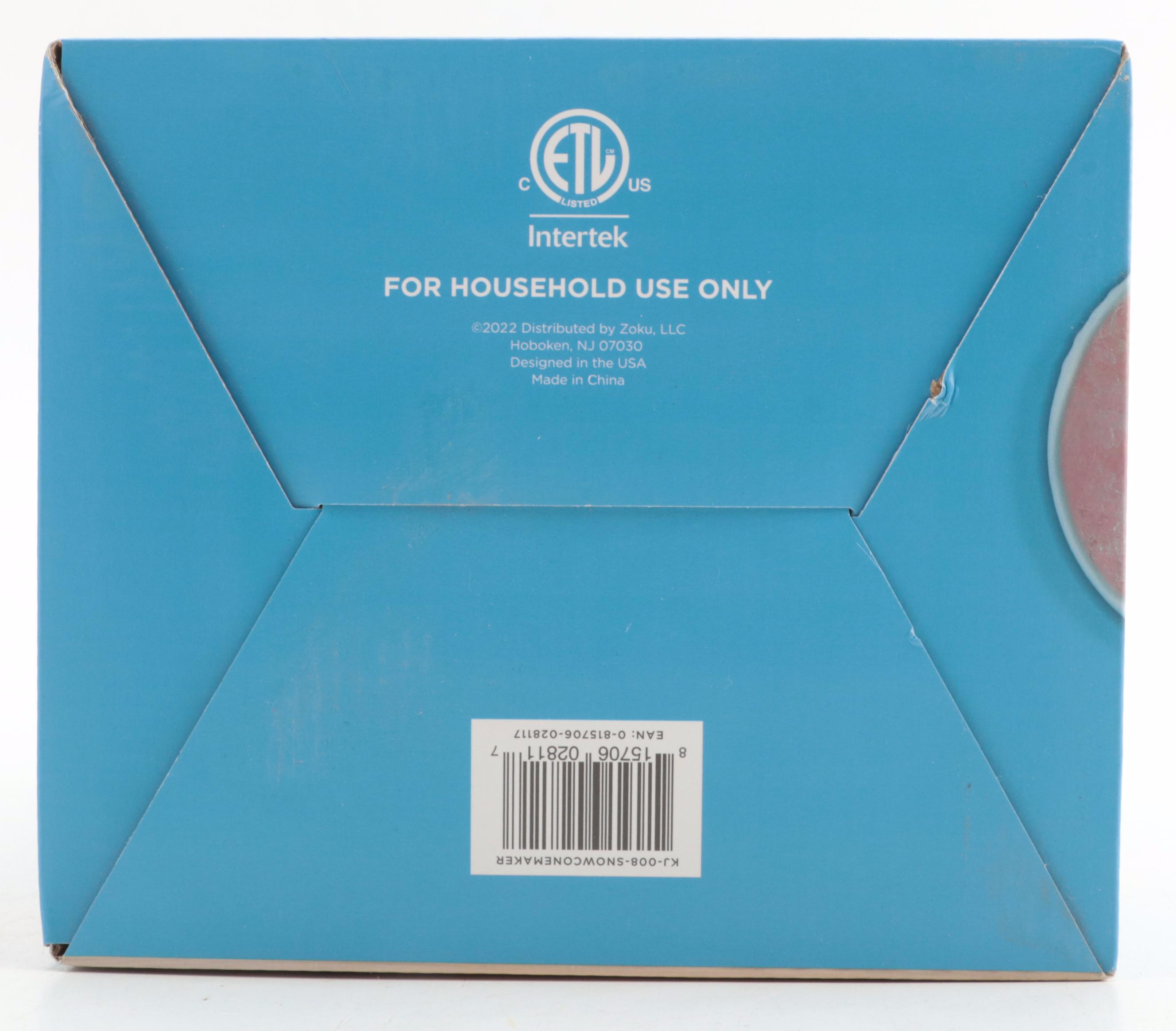 Koji Snow Cone Makers with Paper Cups and Straws