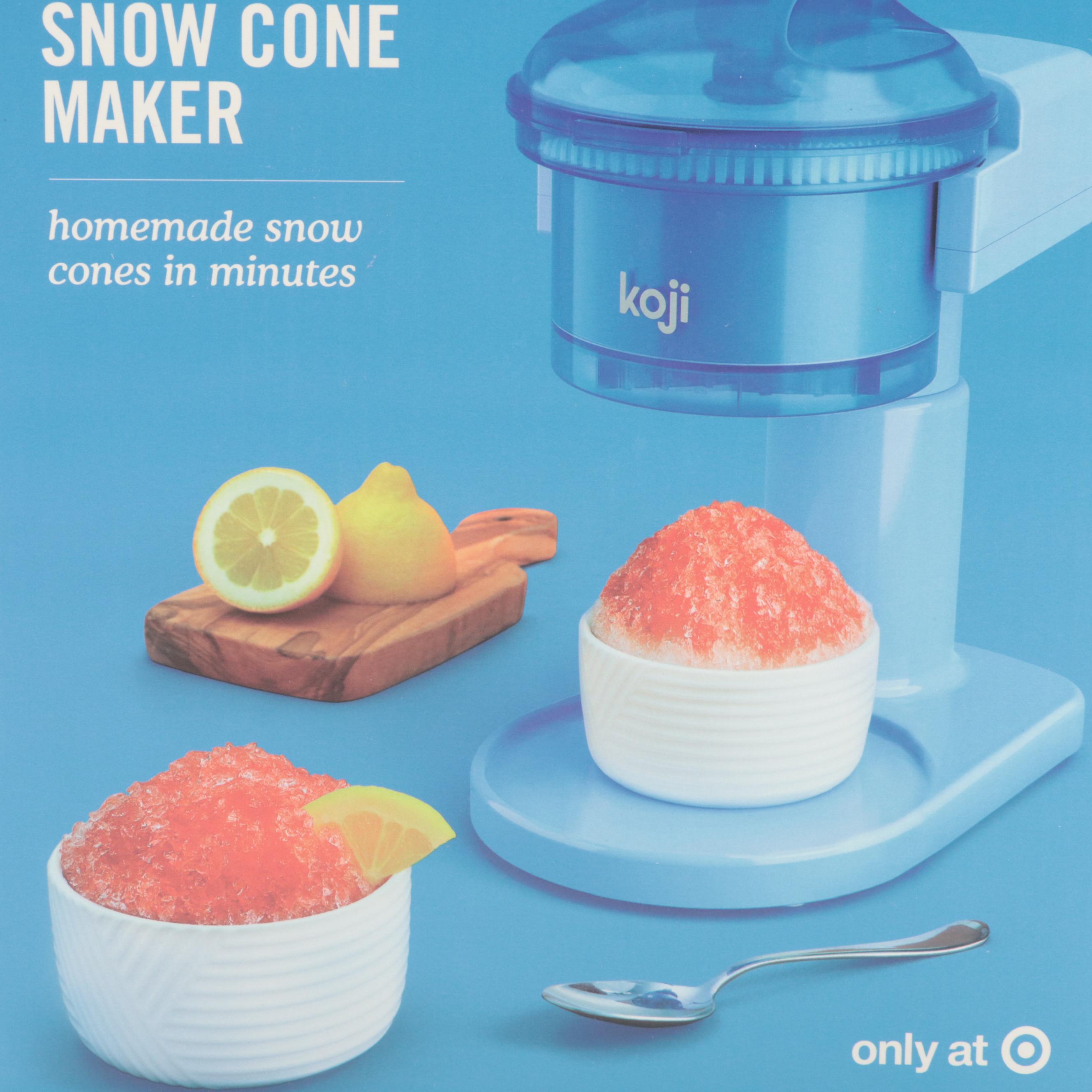 Koji Snow Cone Makers with Paper Cups and Straws