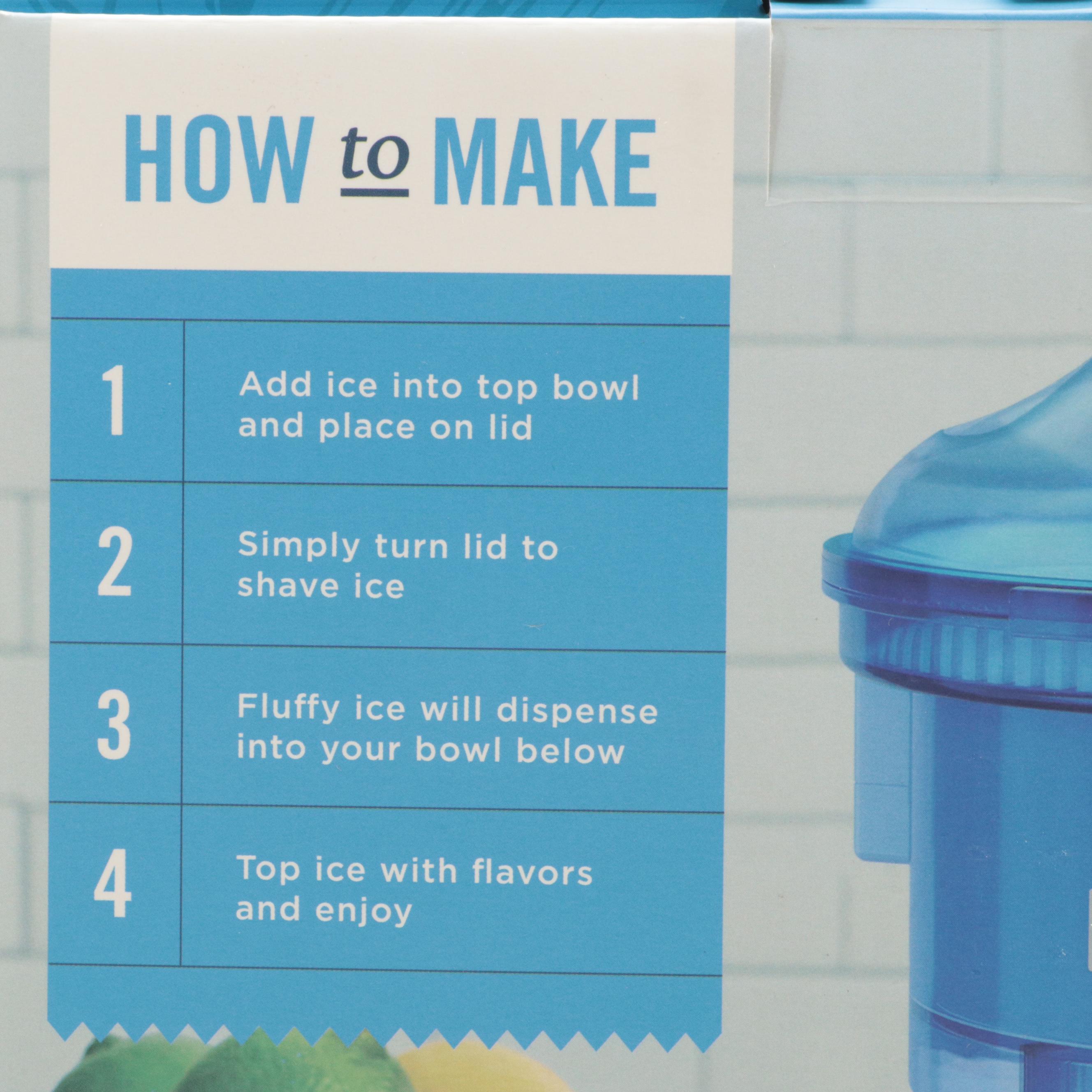 Koji Snow Cone Makers with Paper Cups and Straws