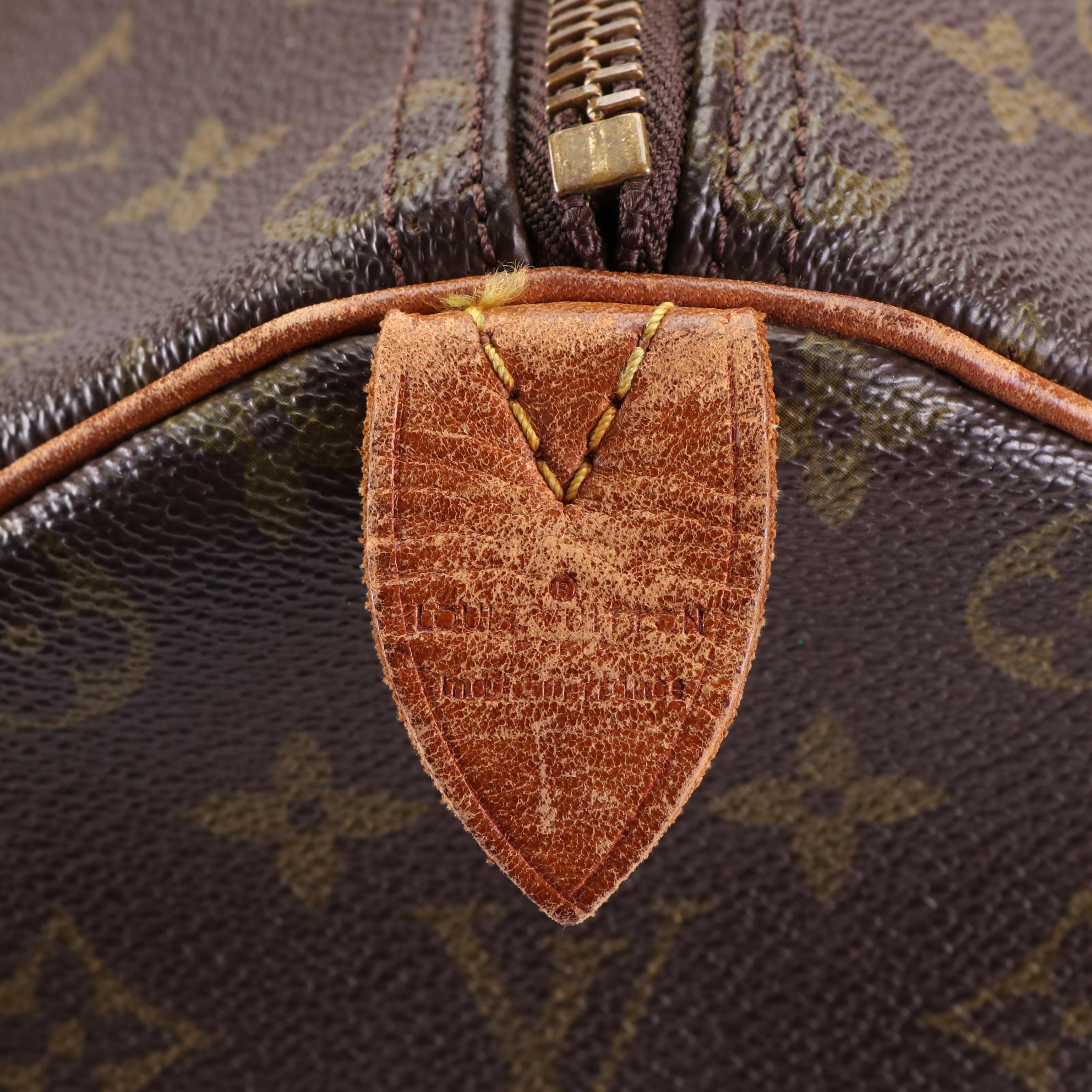 Louis Vuitton Keepall 50 in Monogram Canvas and Vachetta Leather