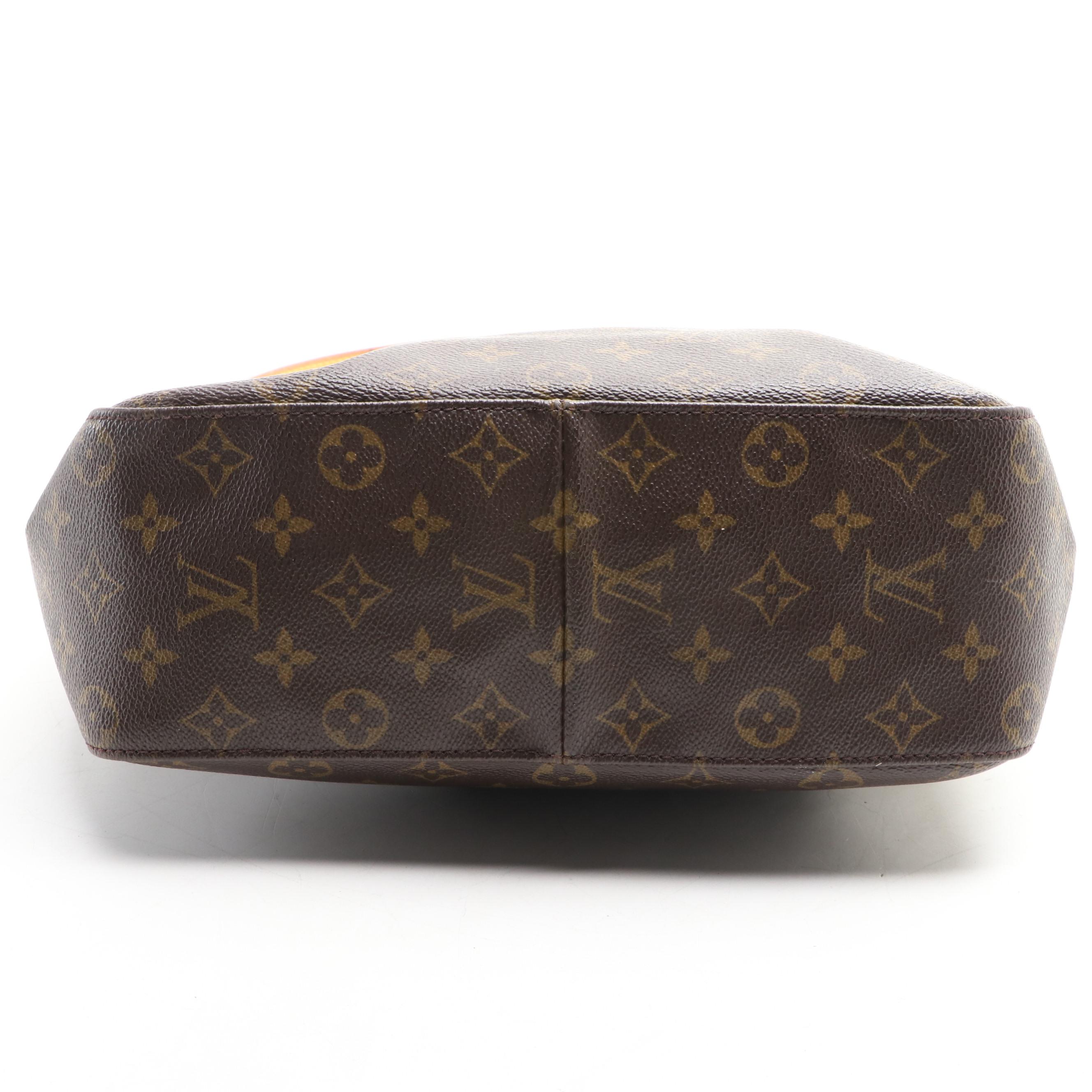 Louis Vuitton Looping Shoulder Bag in Monogram Canvas and Vachetta Leather