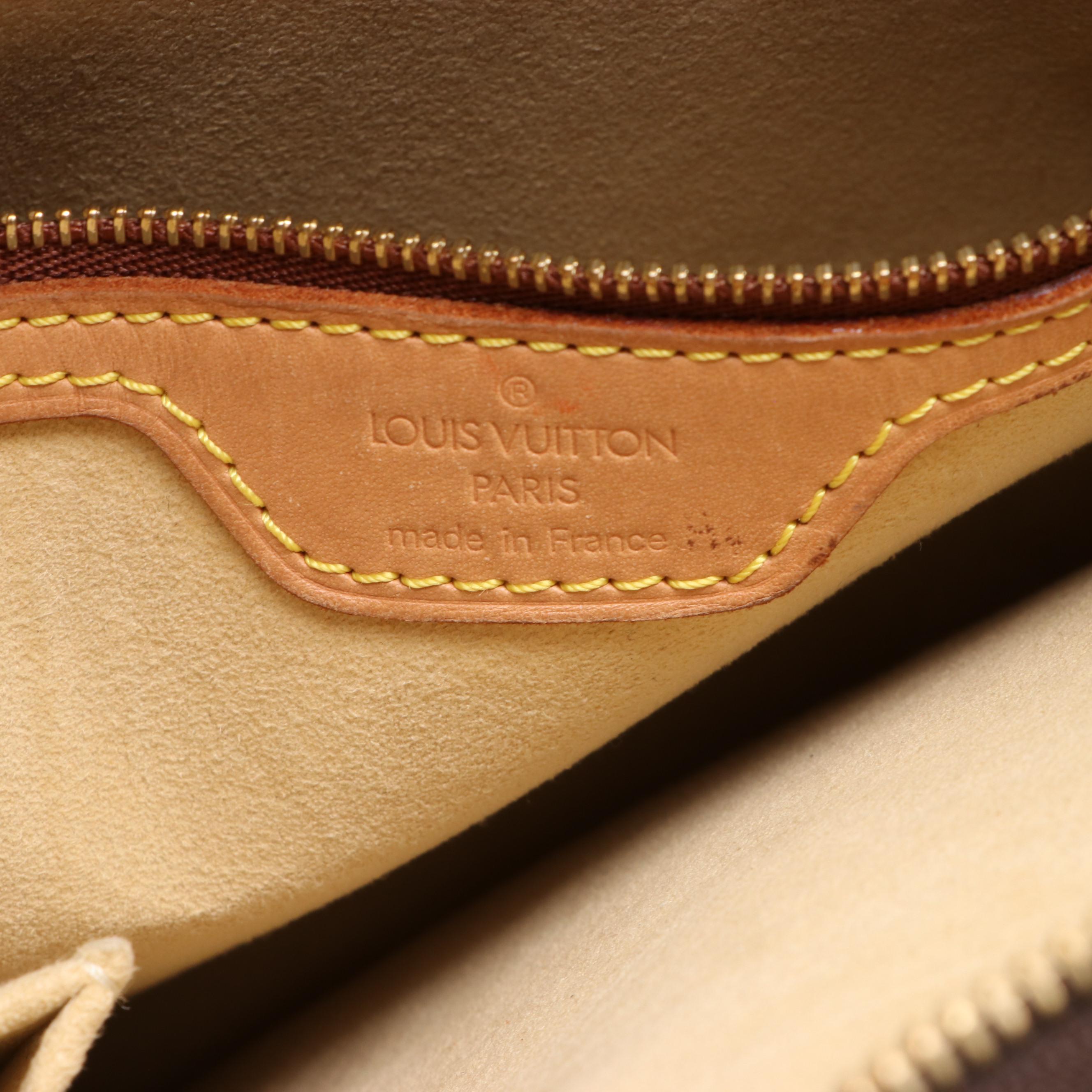 Louis Vuitton Looping Shoulder Bag in Monogram Canvas and Vachetta Leather