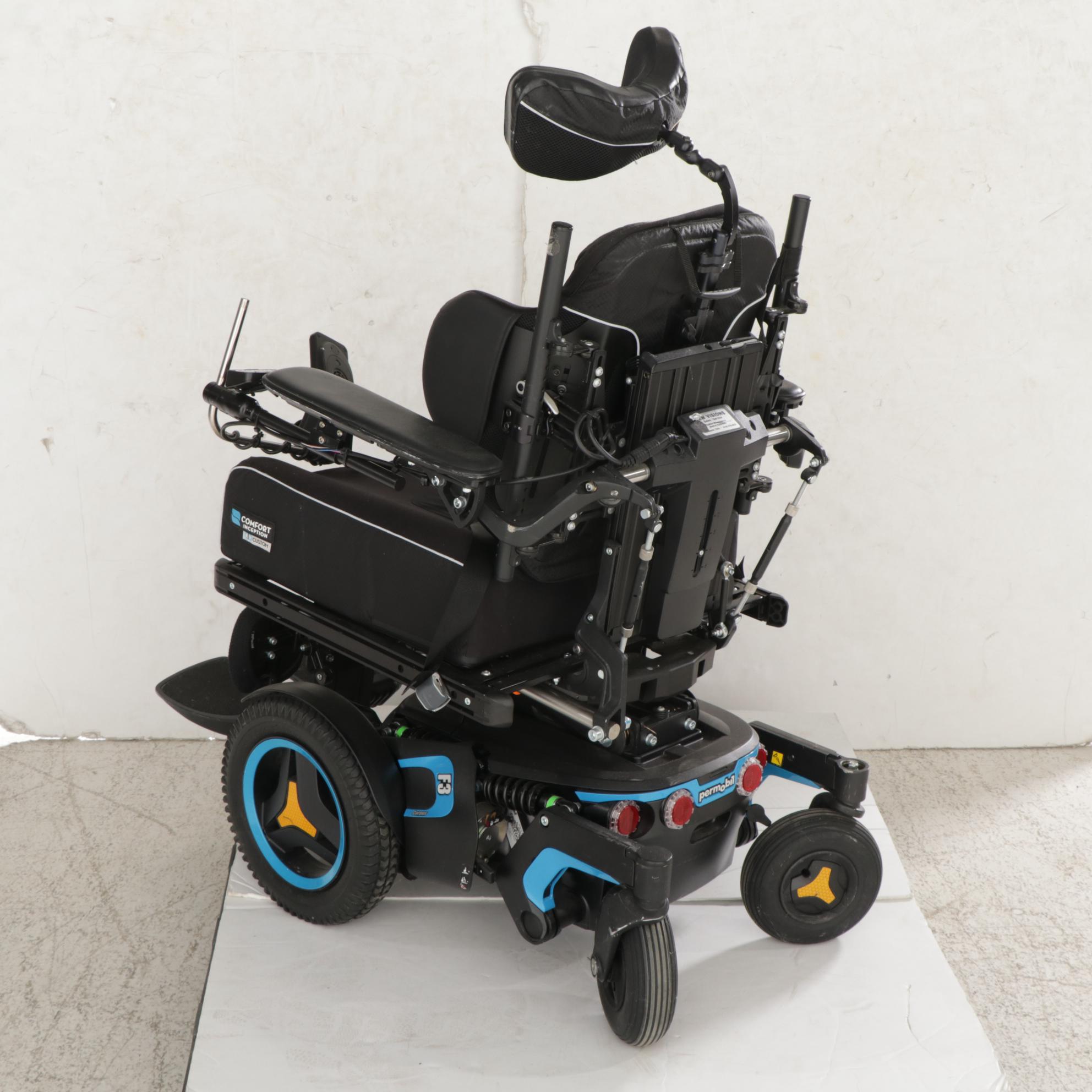 Permobil "F3 Corpus" Power Wheelchair with Comfort Inception Seat