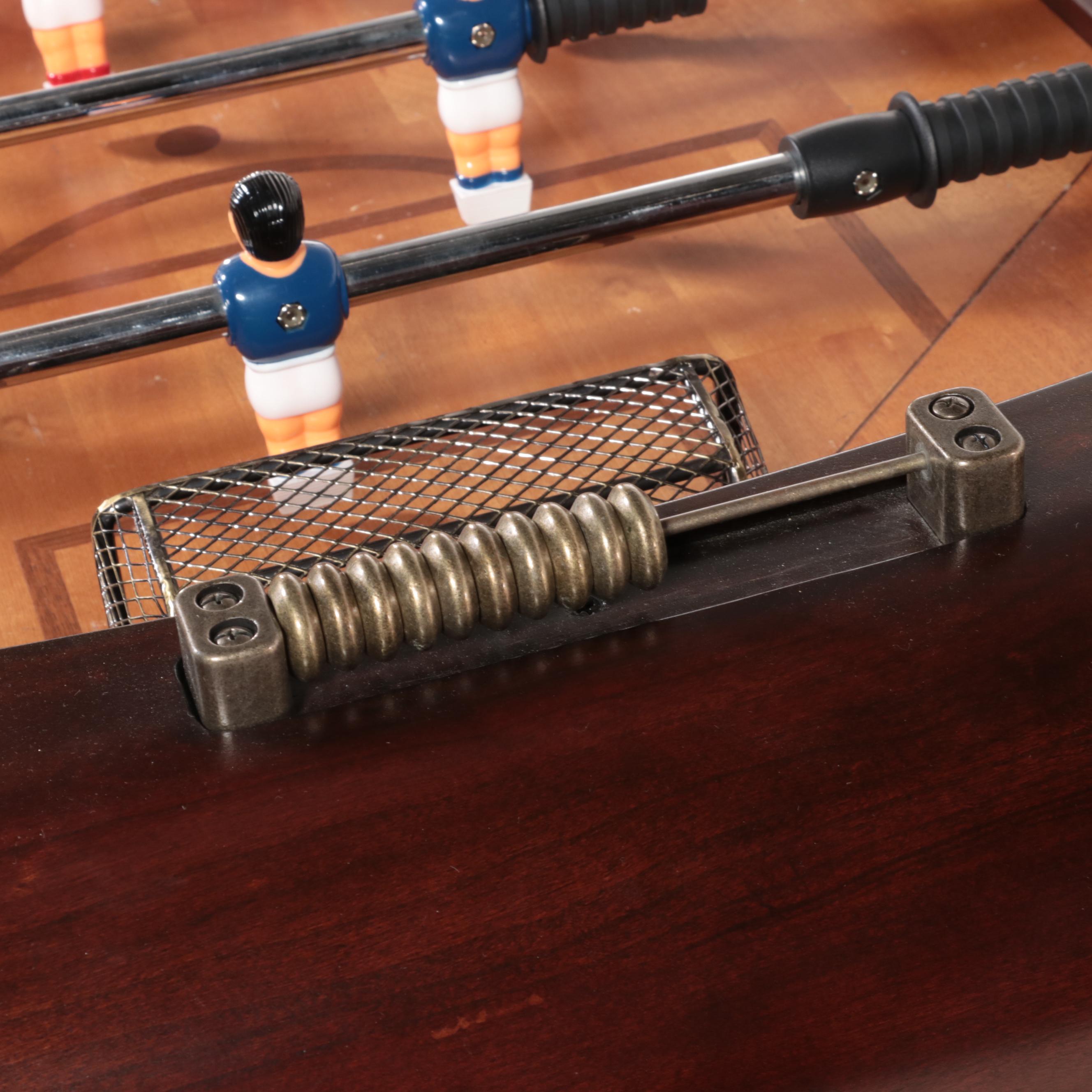 Foos Ball Game Table in Mahogany Finish