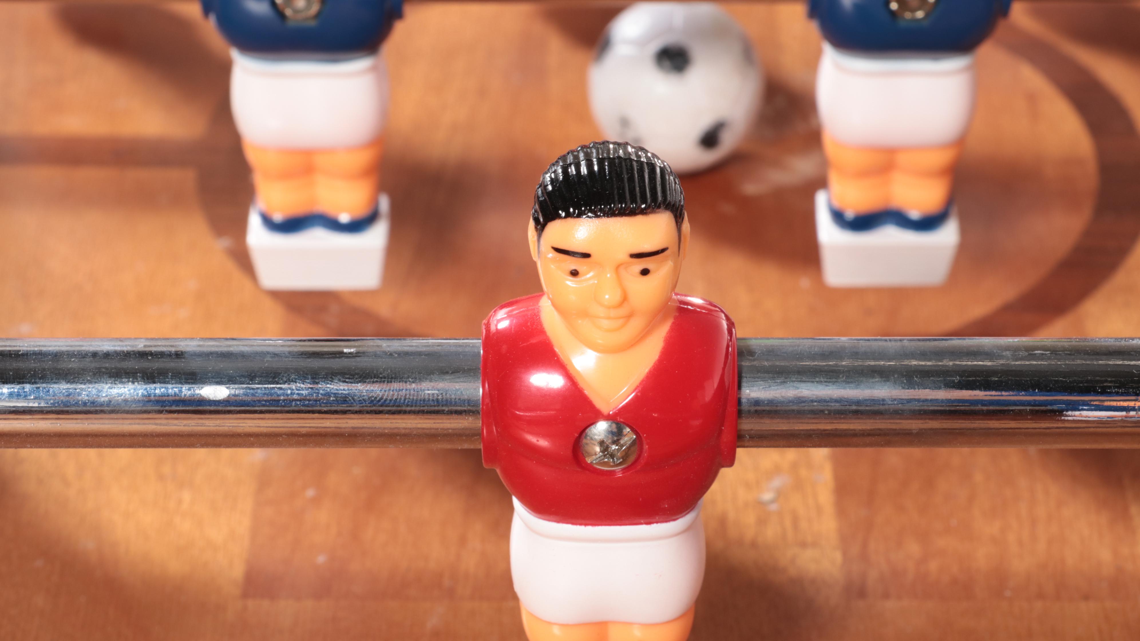 Foos Ball Game Table in Mahogany Finish