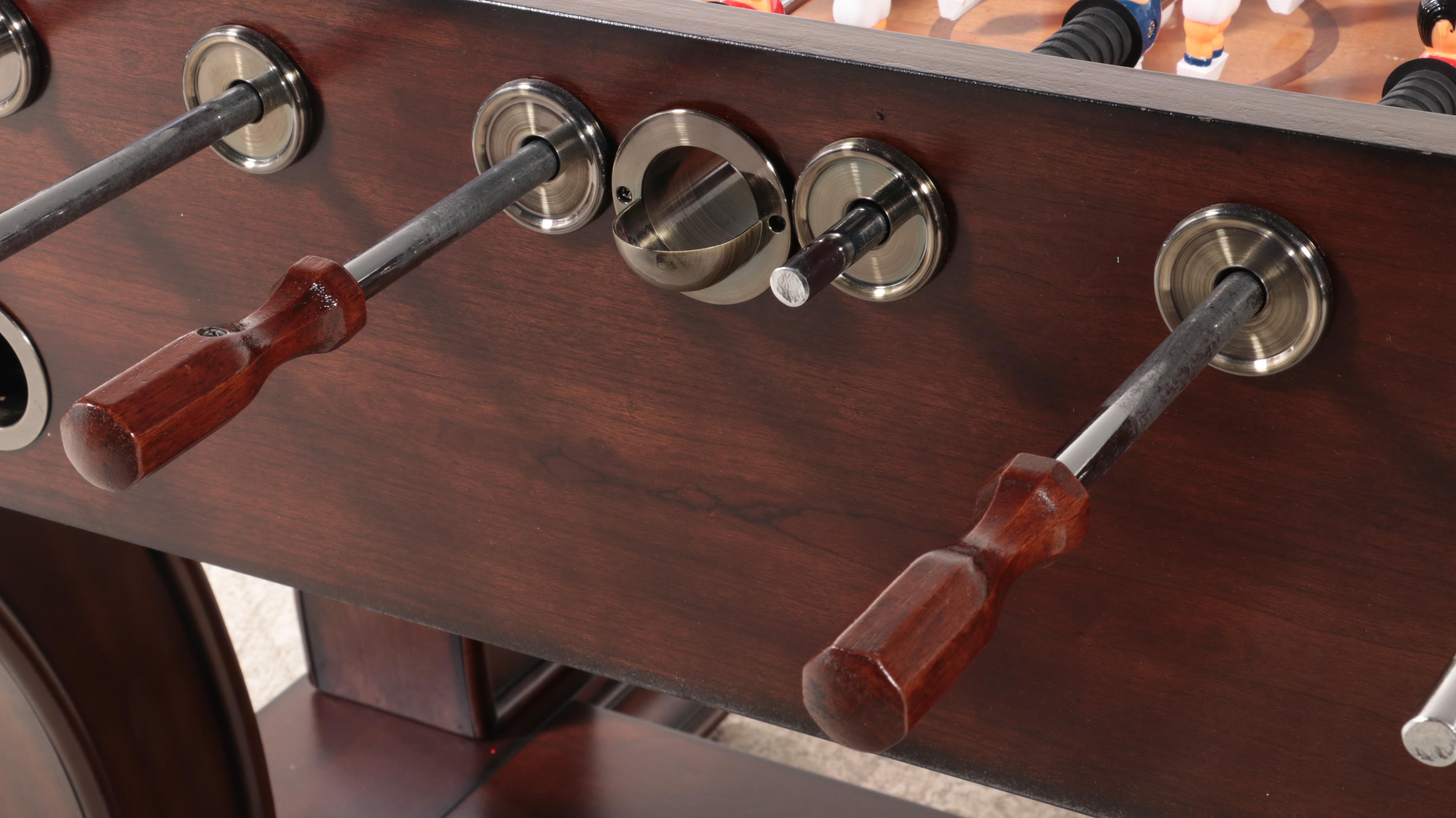 Foos Ball Game Table in Mahogany Finish