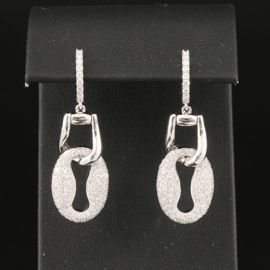 14K 2.30 CTW Diamond Earrings