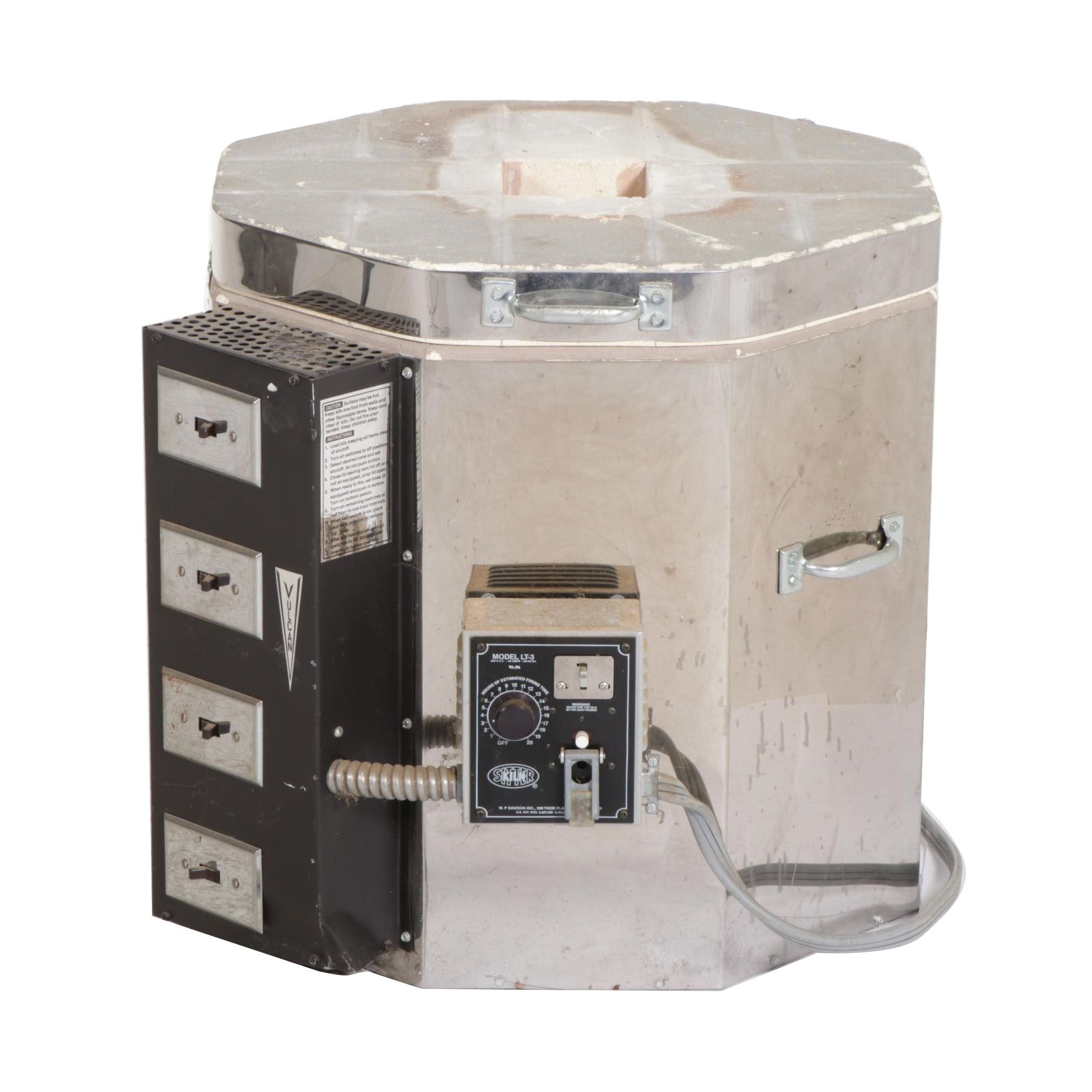 Vulcan Kilns Model 174F Kiln with Model LT-3 Kiln Sitter Control