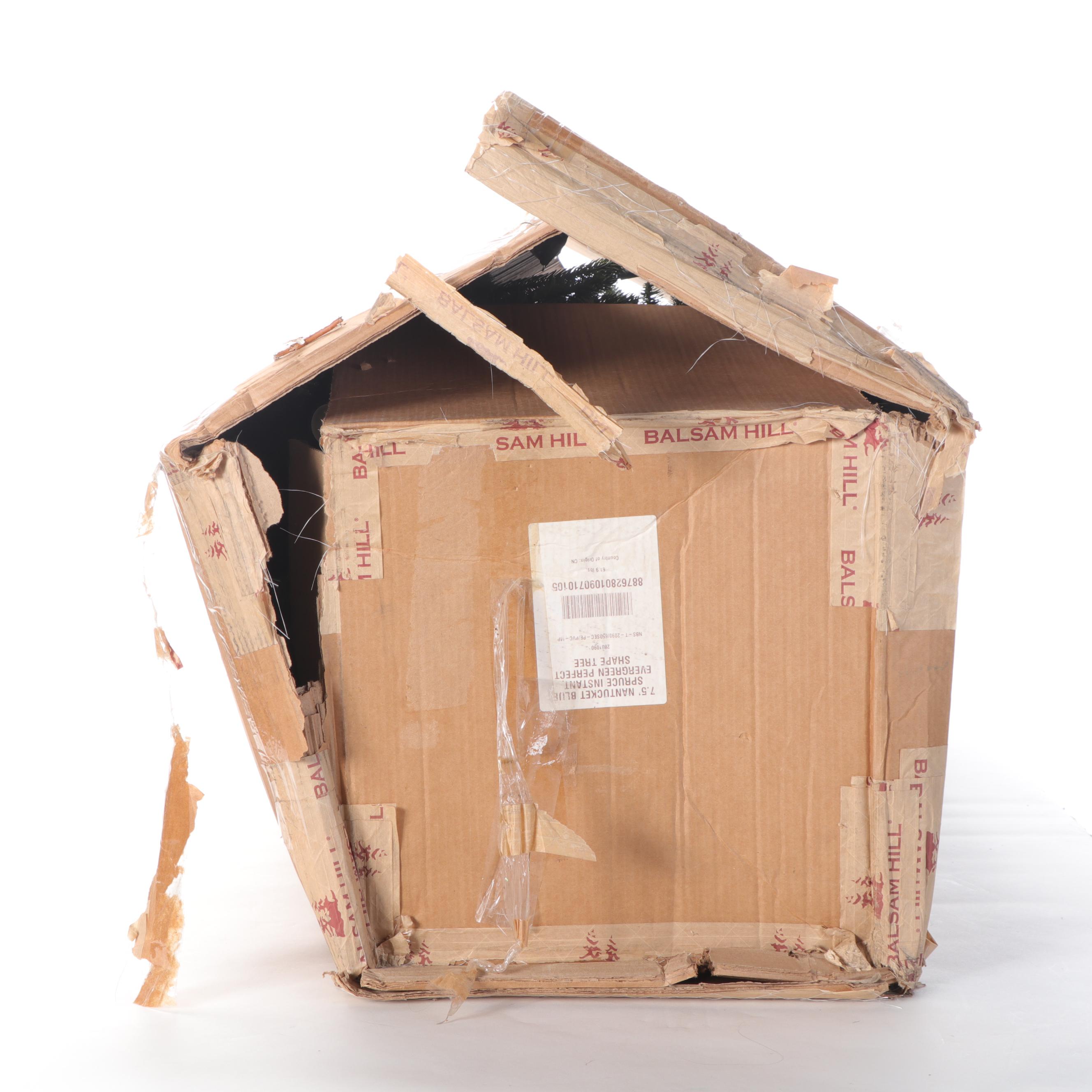 Balsam Hill Nantucket Blue Spruce Pre-Lit 7.5ft Artificial Christmas Tree