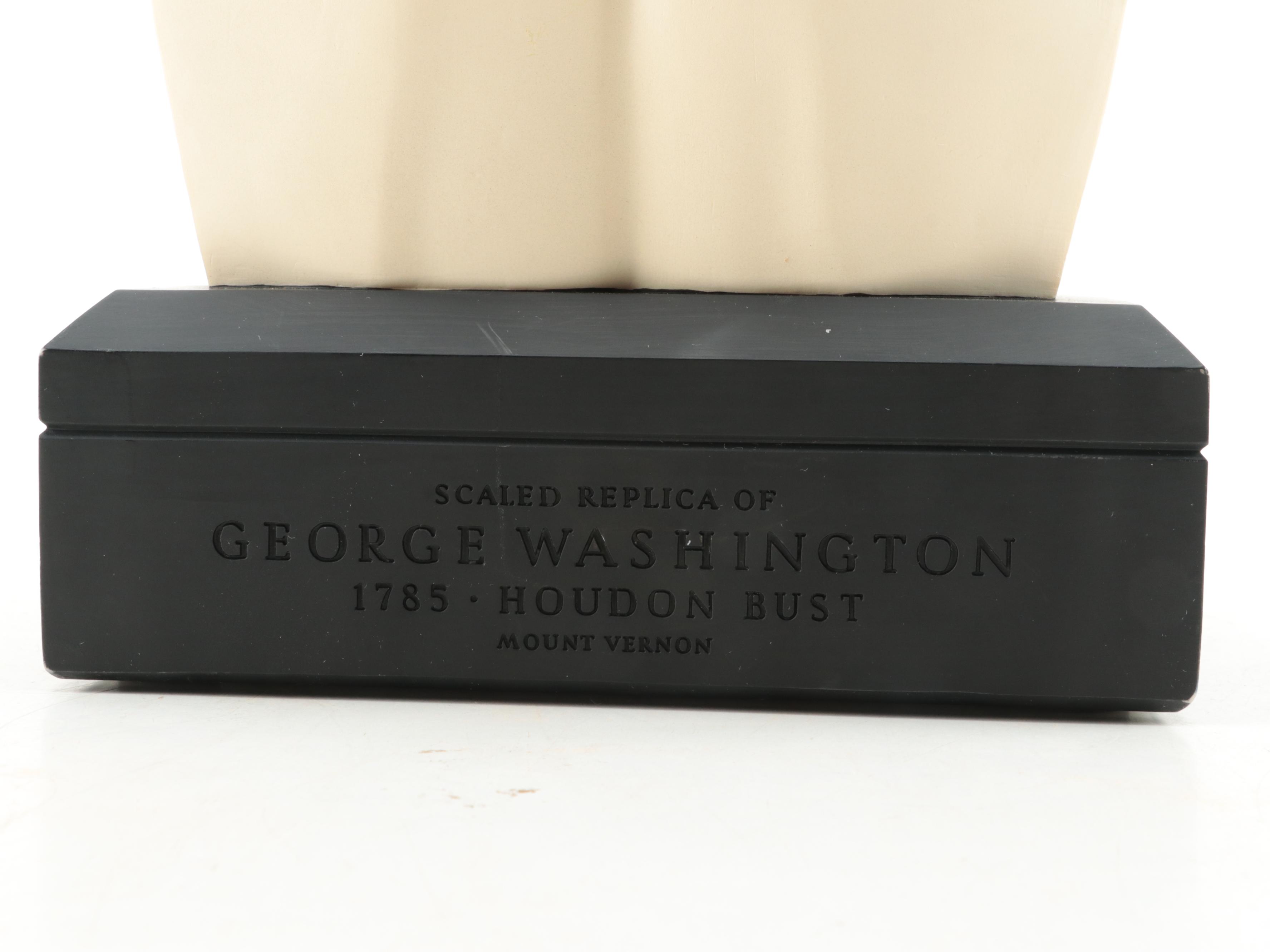 Resin Sculpture After Jean Atoine Houdon of George Washington, 2006