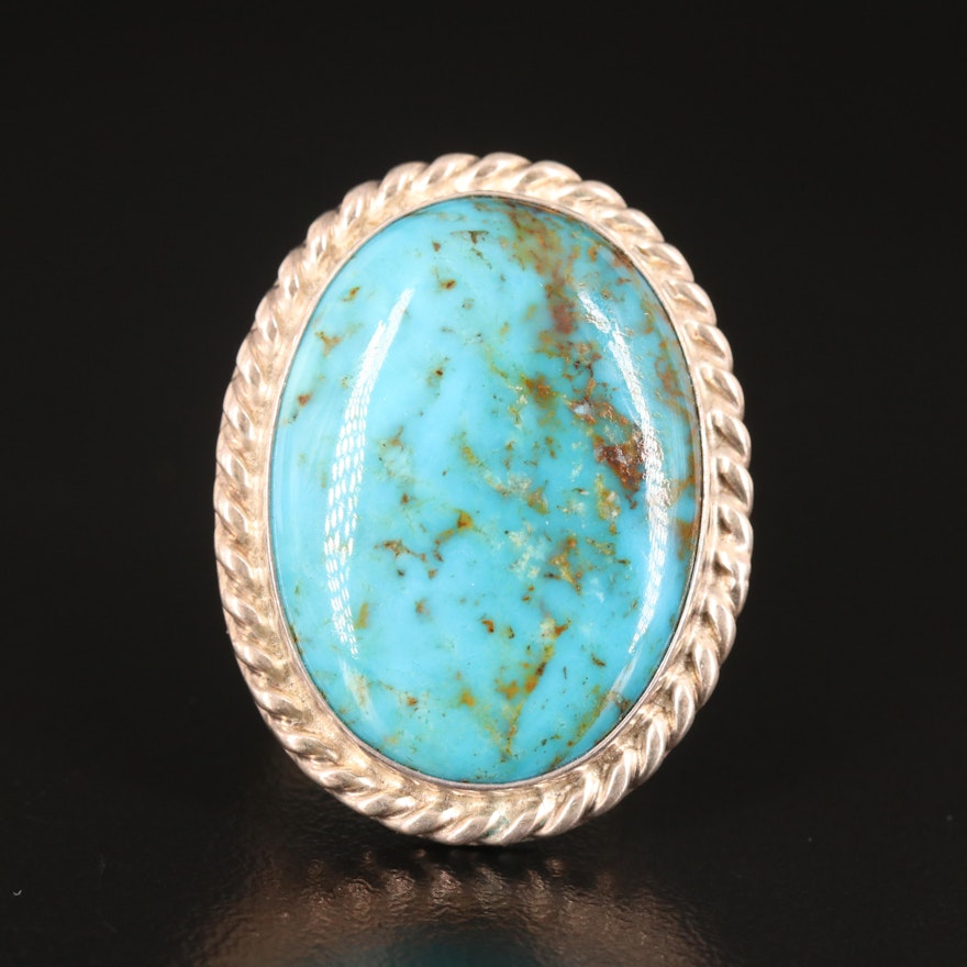 Desert Rose Trading Co. Sterling Turquoise Ring