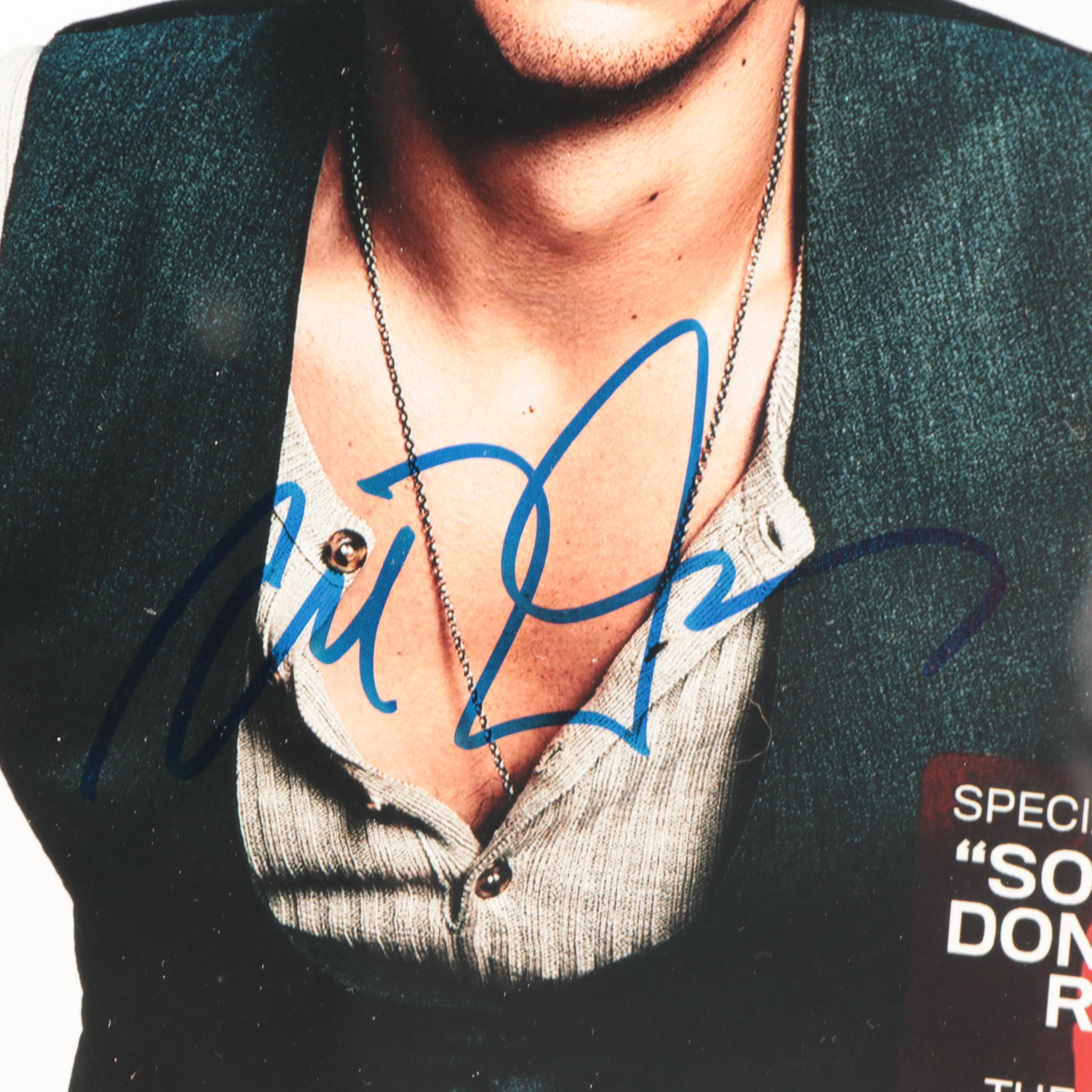 Adam Driver Signed GQ Magazine Cover Giclée in Frame