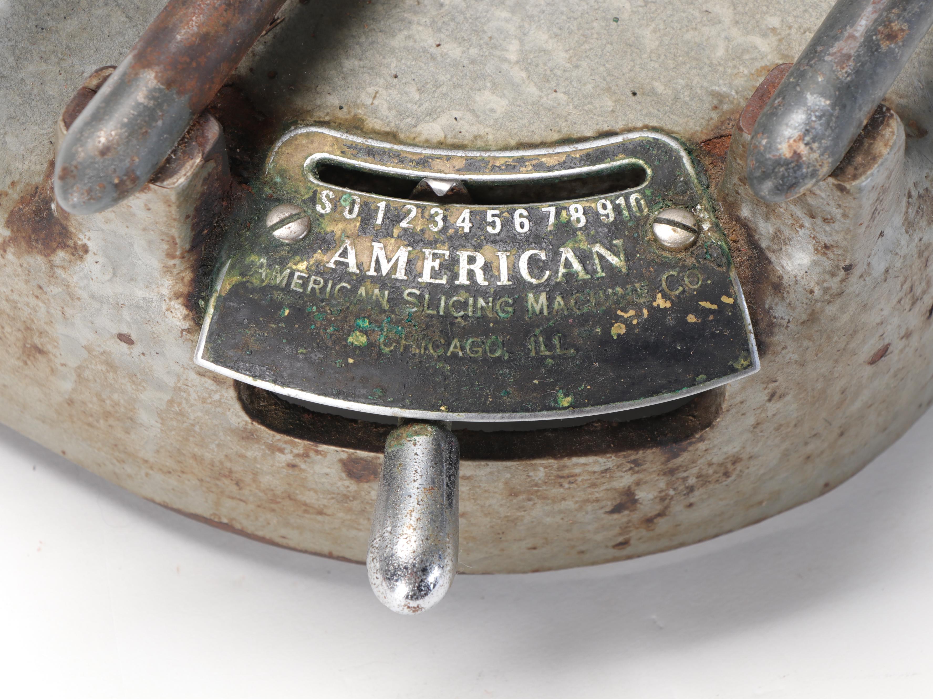 American Slicing Machine Co. Meat Slicer, Mid-20th Century