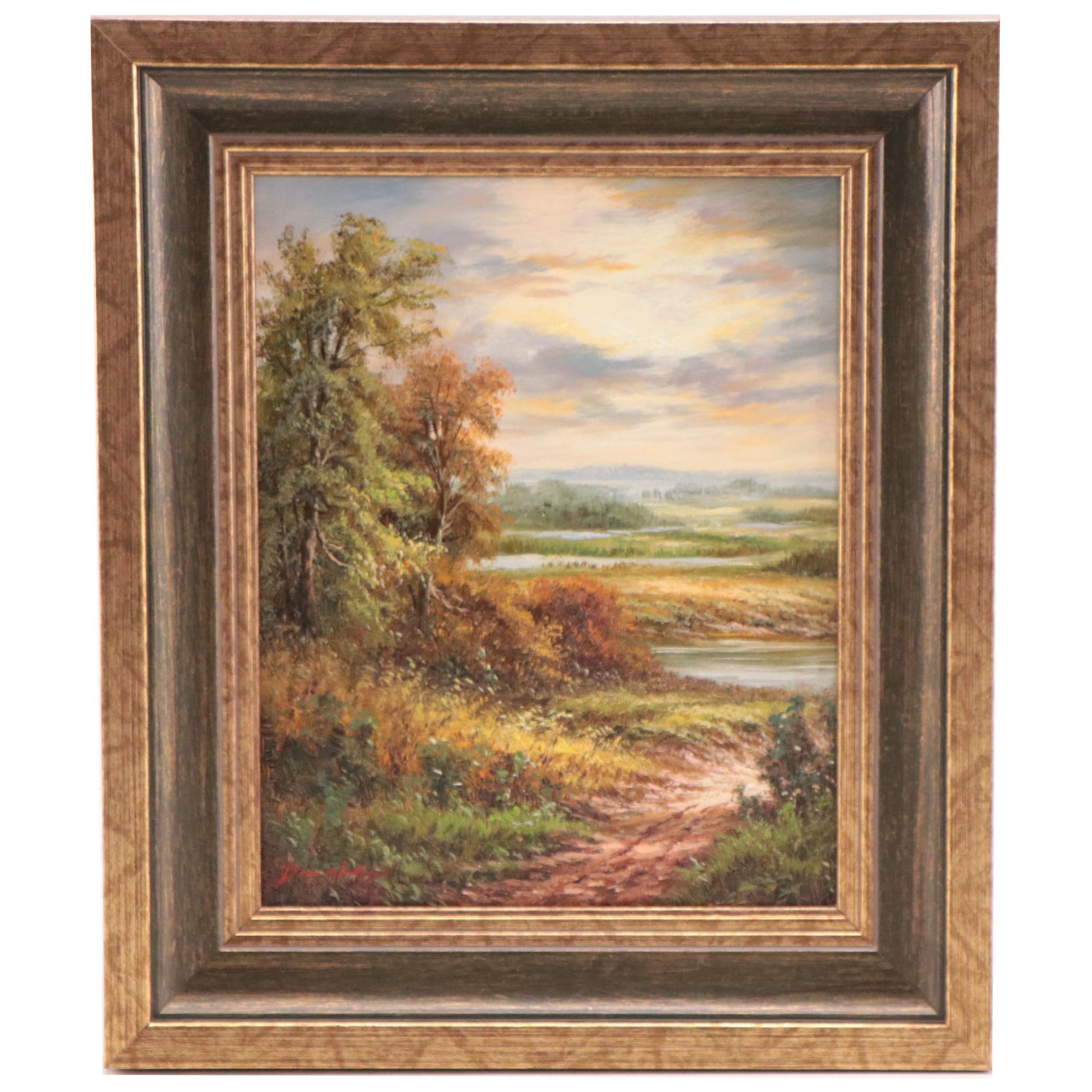 Landscape Oil Painting, 21st Century