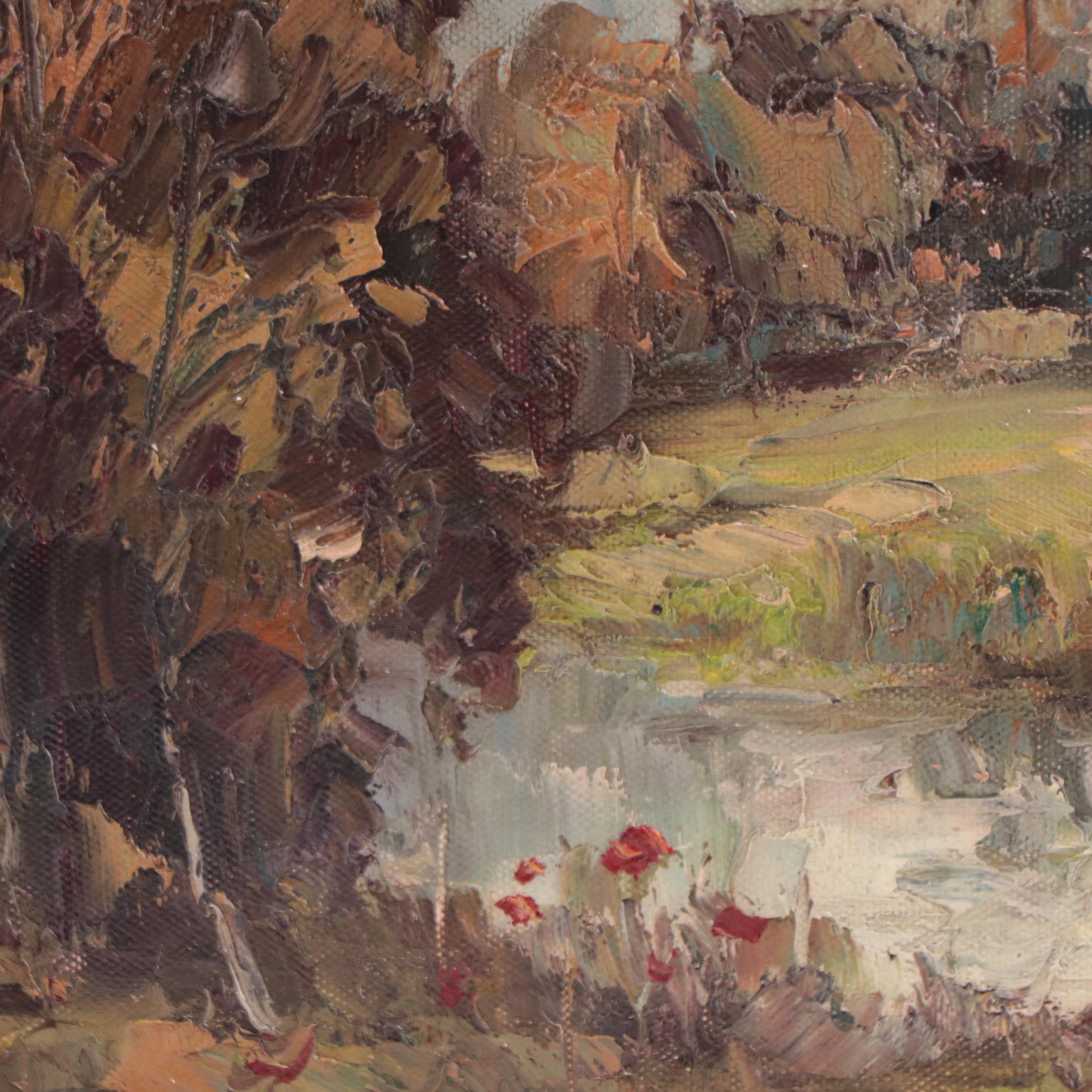 Country Landscape Oil Painting