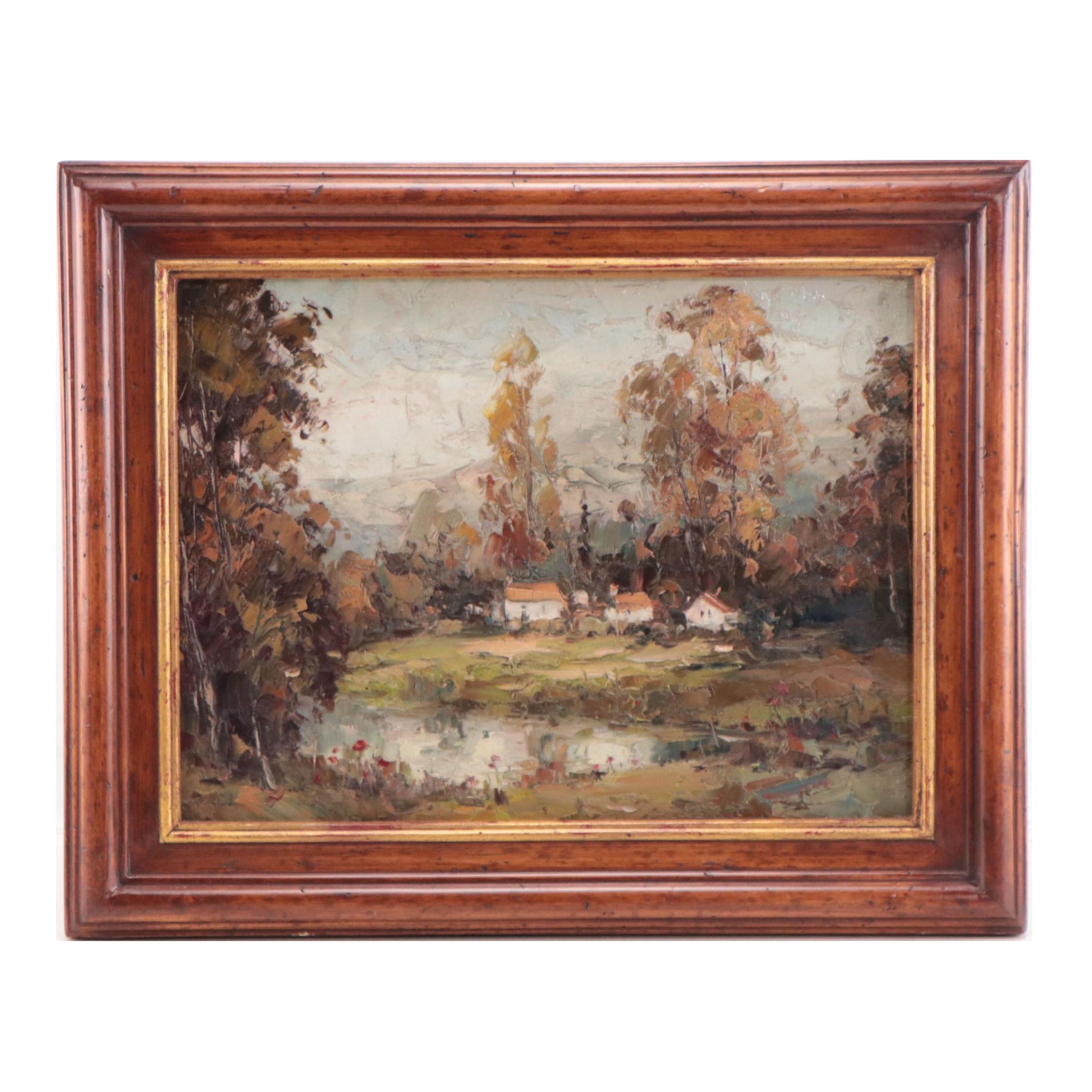 Country Landscape Oil Painting