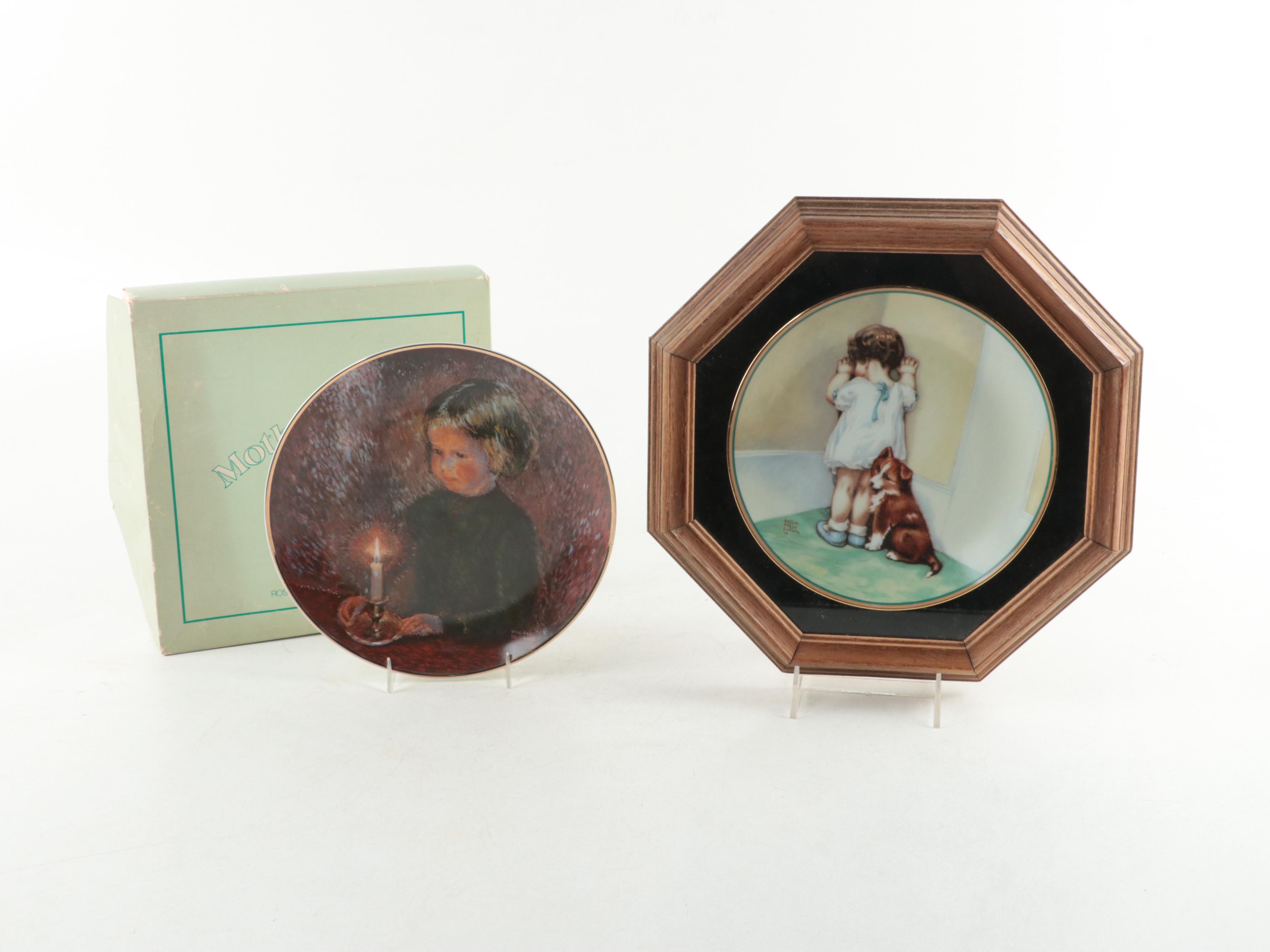 Royal Worchester and Other Collectors Plate