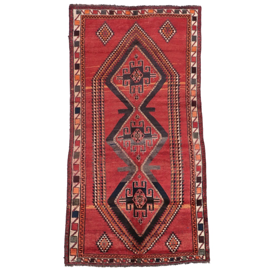 4'9 x 9'4 Hand-Knotted Persian Lurs Area Rug