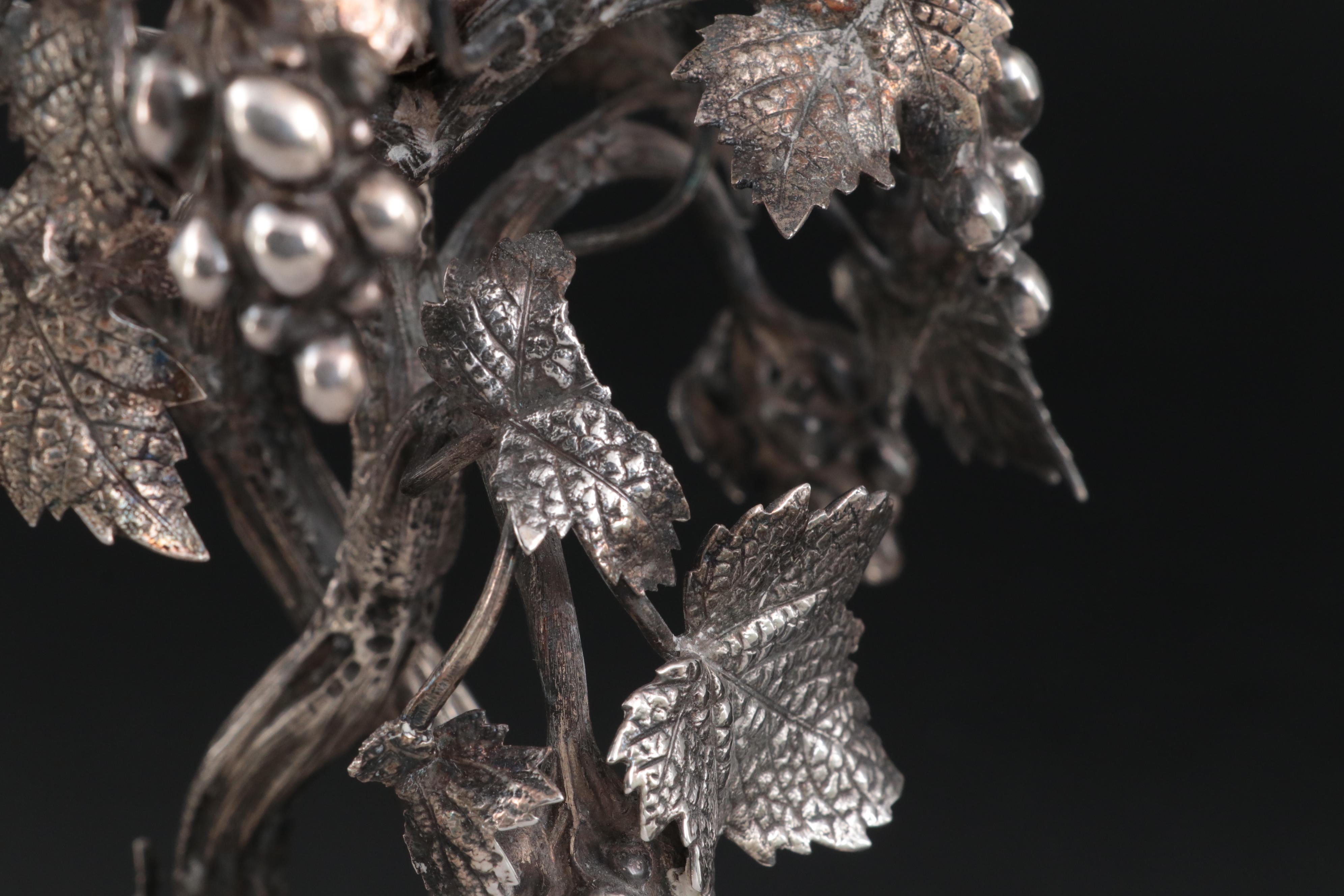 Alexander Macrae of London Rococo Style Sterling Silver Compote, 1858